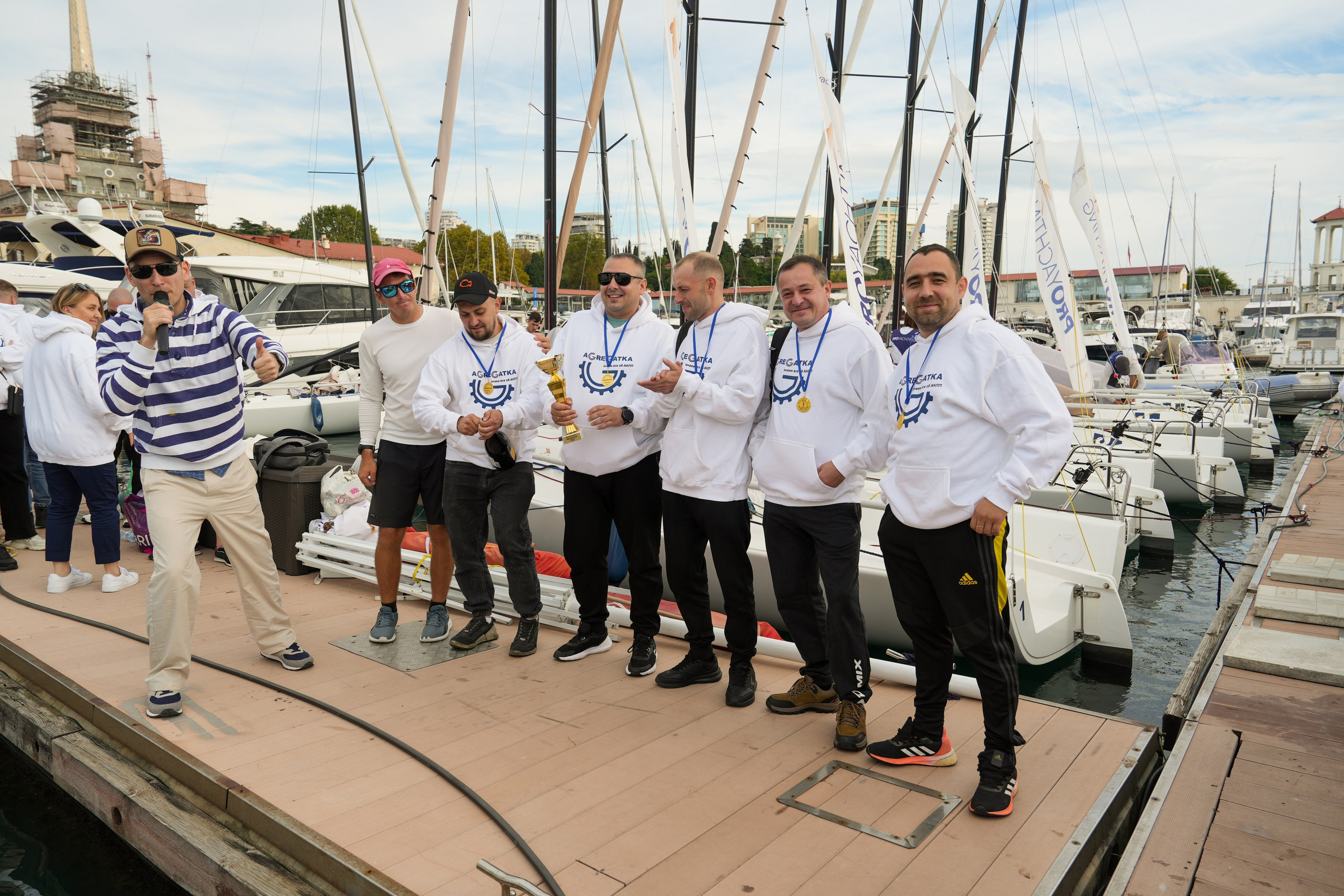 Яхтенная регата для компании Агрегатка. Репортажный фотограф в Красной Поляне и Сочи Павлюченко Екатерина