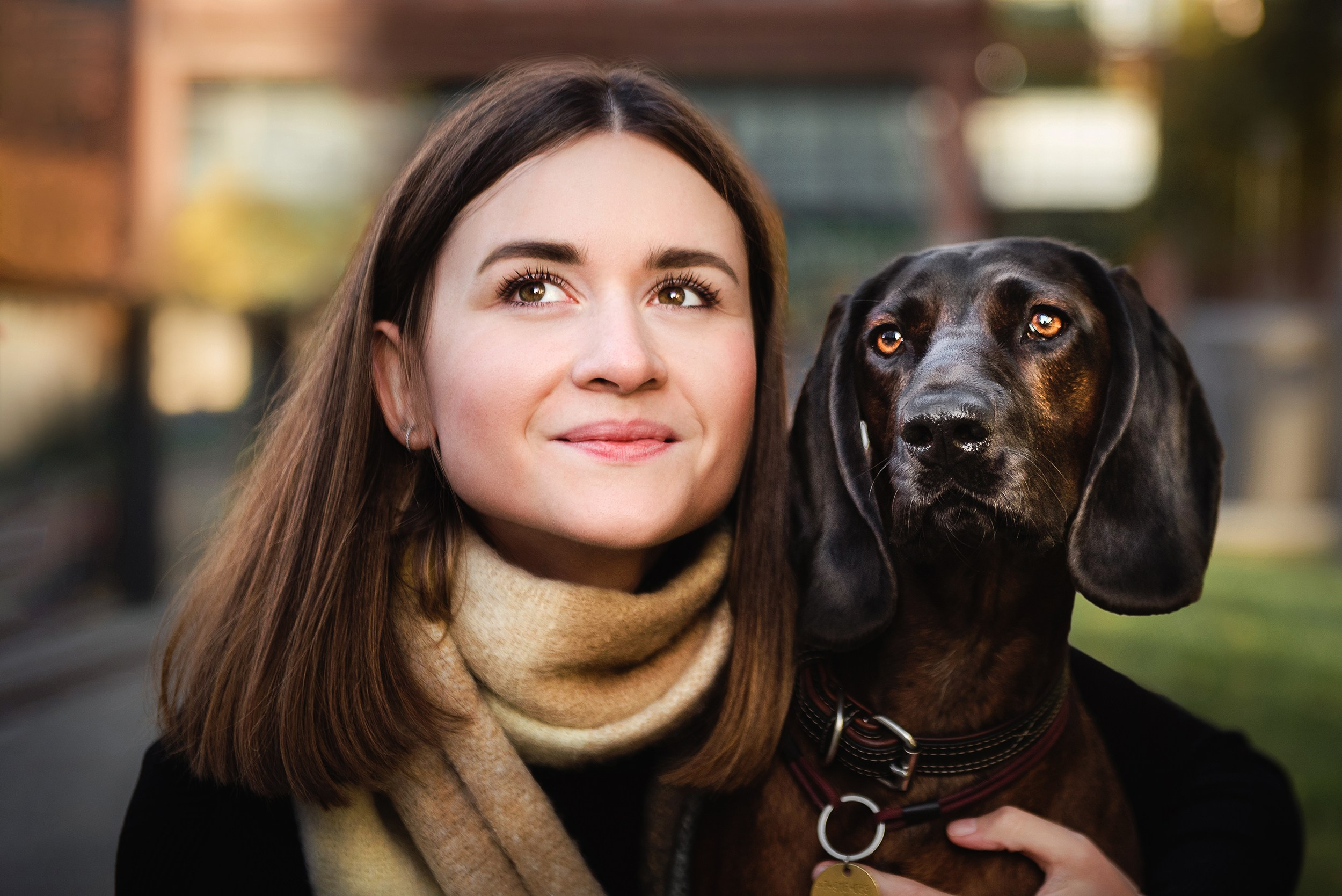 Катя, Дима и Дакота. Городская Love Story. Семейный Фотограф в Москве Ирина Хохлова