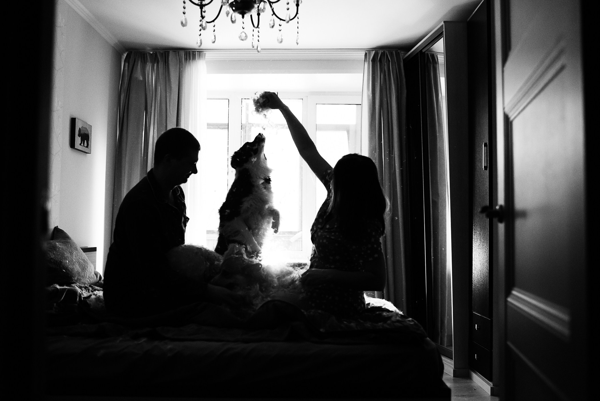 Пижамная вечеринка Тани и Димы. Семейный Фотограф в Москве Ирина Хохлова