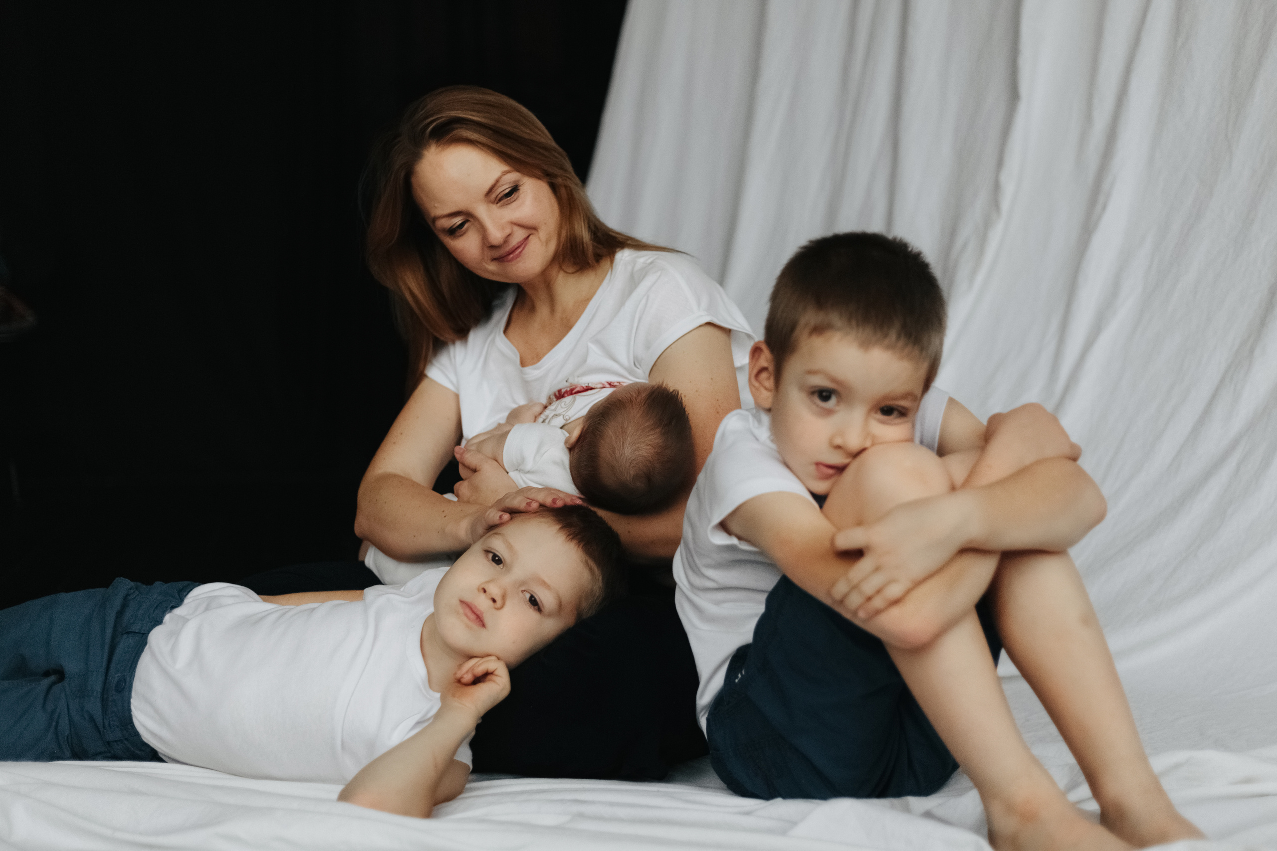 Настя и мальчики. Семейный фотограф в Минске и РБ Стеликова Анна