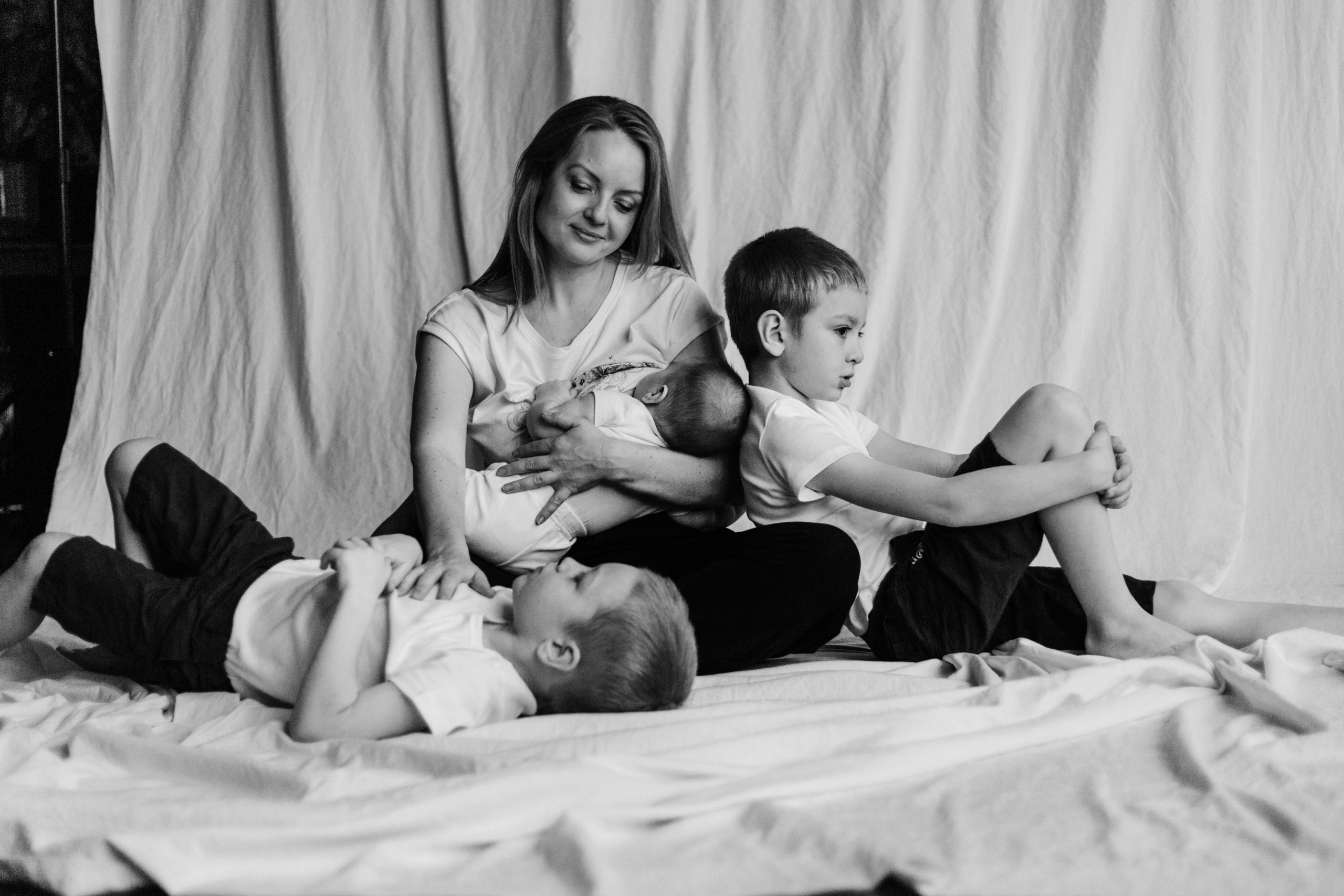 Настя и мальчики. Семейный фотограф в Минске и РБ Стеликова Анна