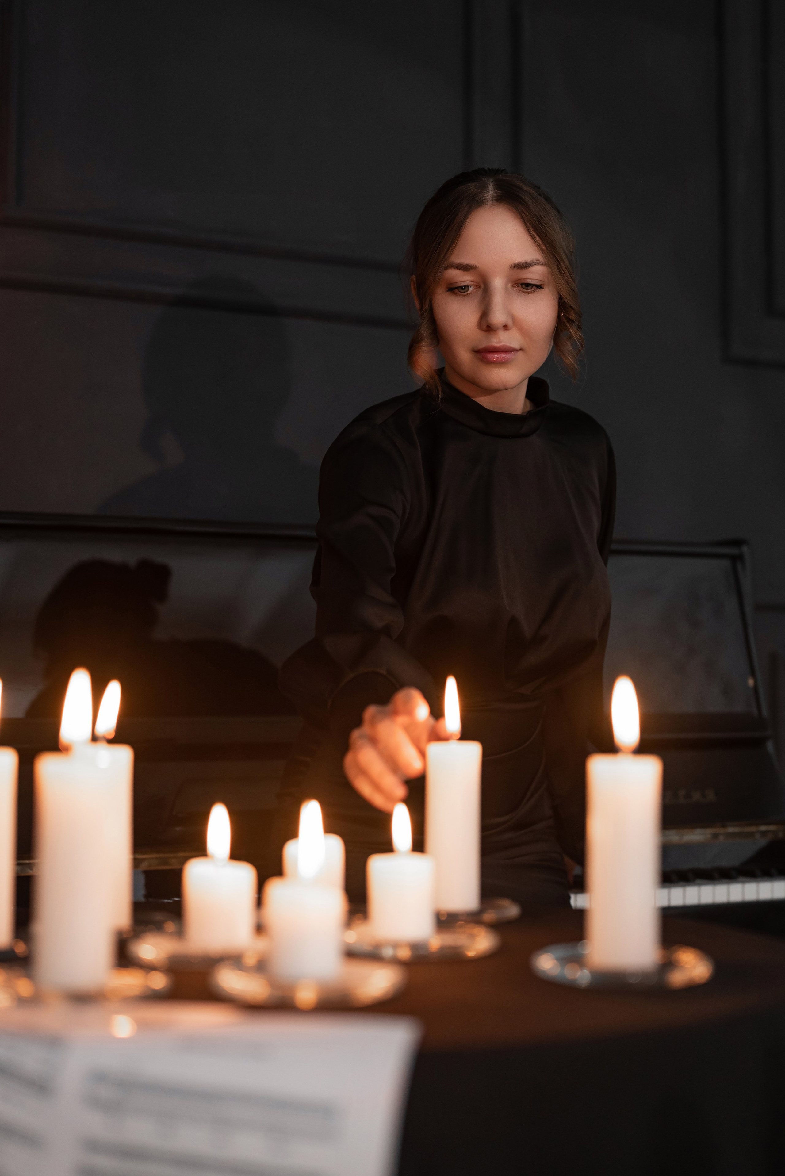 Фотопроект *Свечи и пианино*. Фотограф в городе Салават