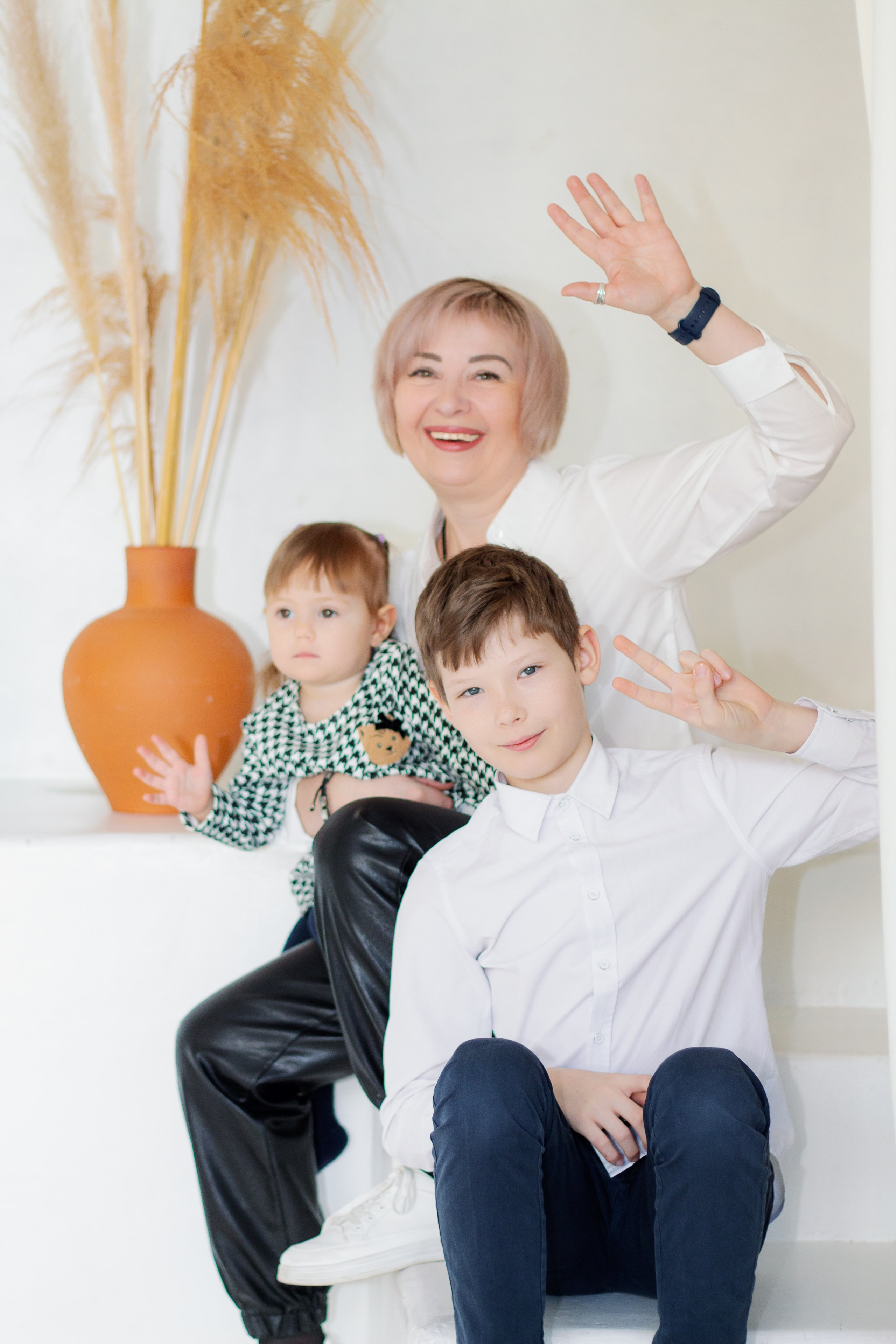 Семейная фотосессия в студии, Екатеринбург. Фотограф в Екатеринбурге Пойгина Елена