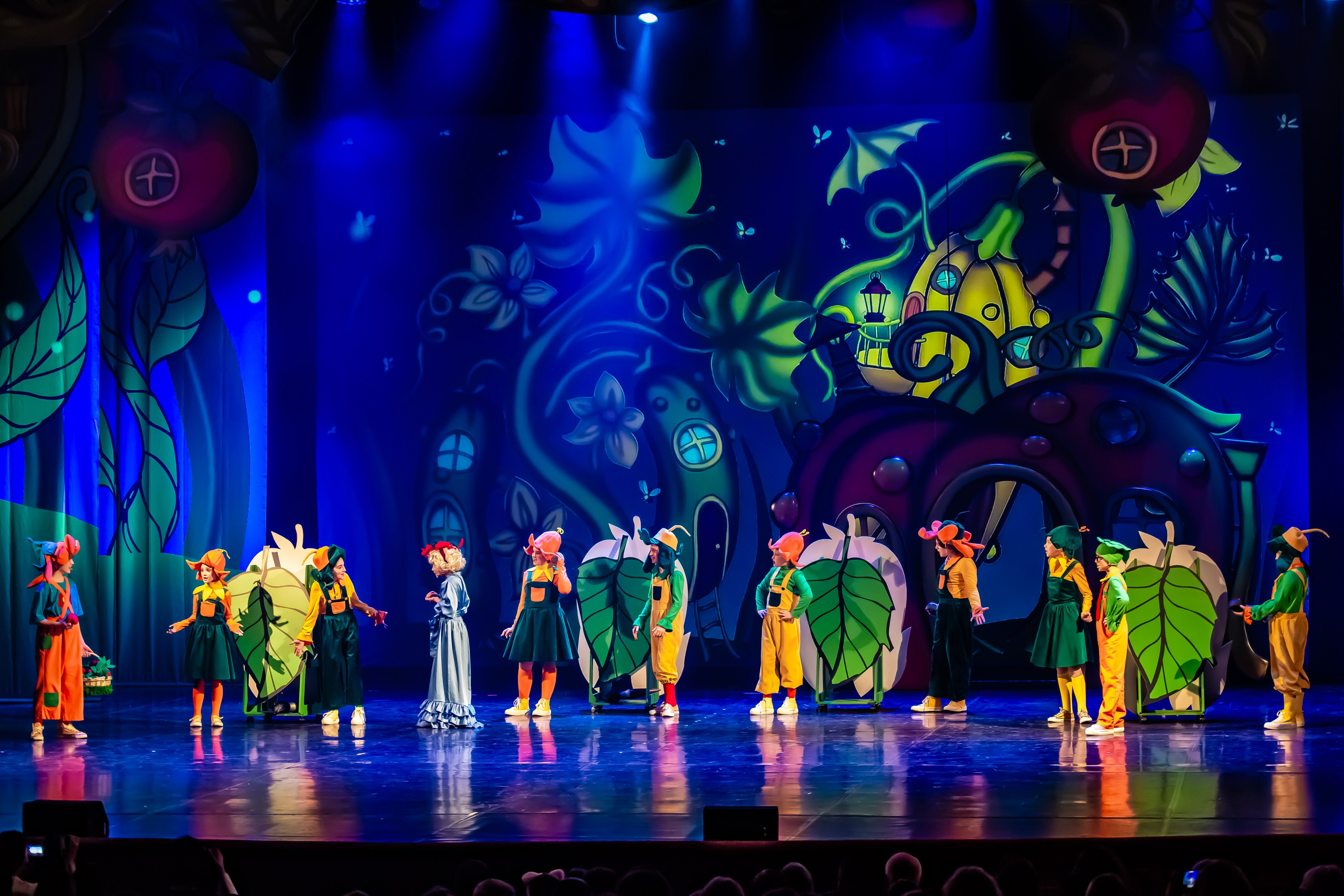 Мюзикл «Незнайка в царстве малюток» премьера Сочи солнышки и Сочи Соло. Фотограф в Сочи Юрий Шептаев