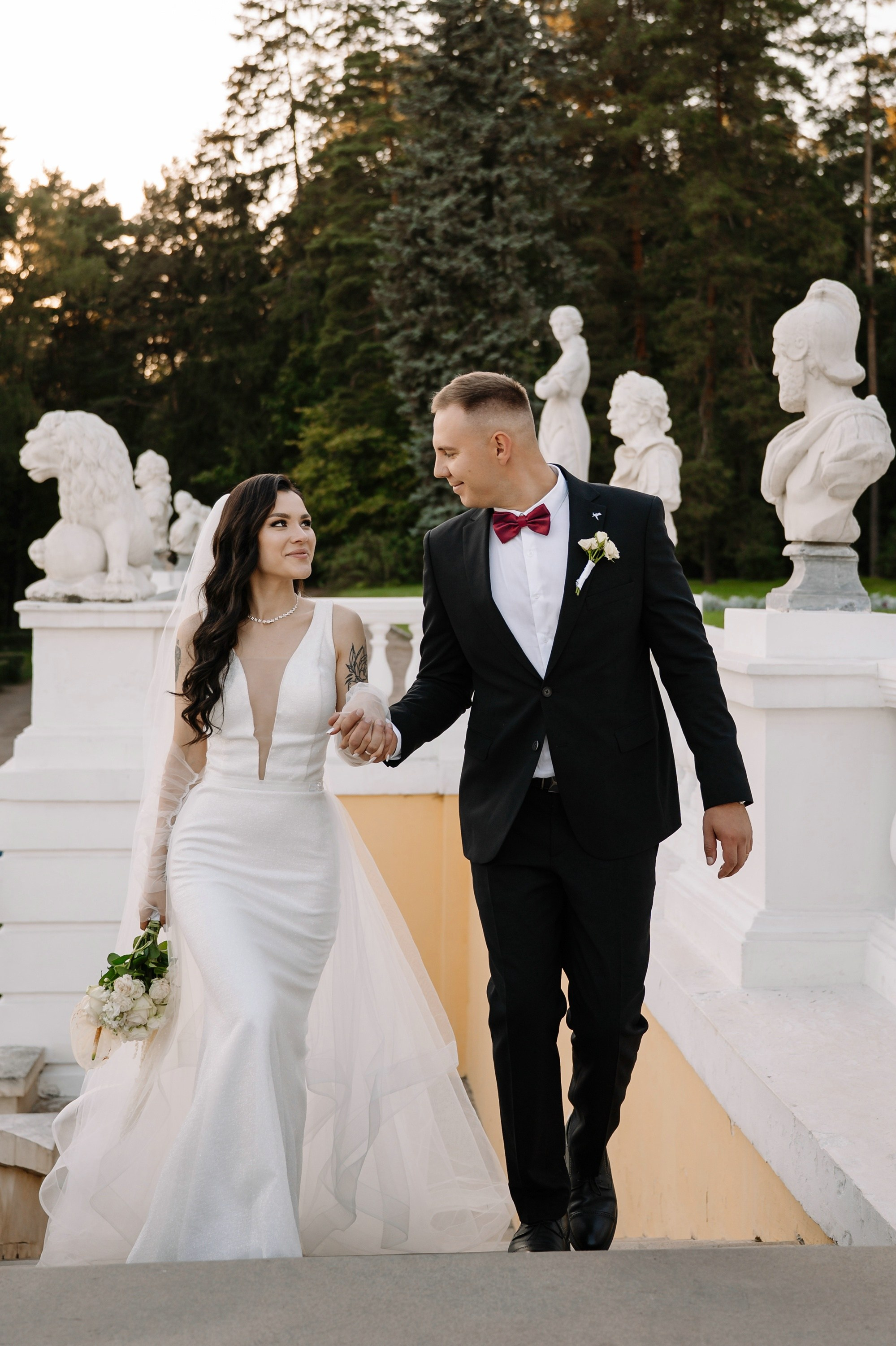 Свадьба в усадьбе Архангельское. Свадебный и семейный фотограф в Москве Светлана Зоткина