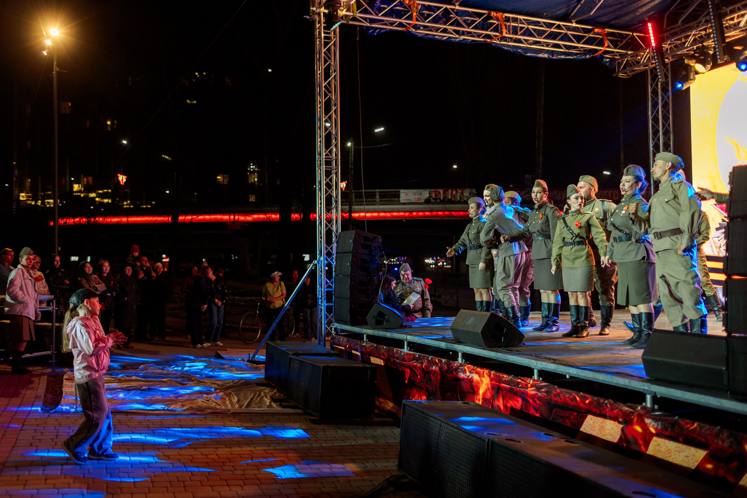 Концерт приуроченный к празднованию 80 лет победл. Свадебный и семейный фотограф в Улан-Удэ