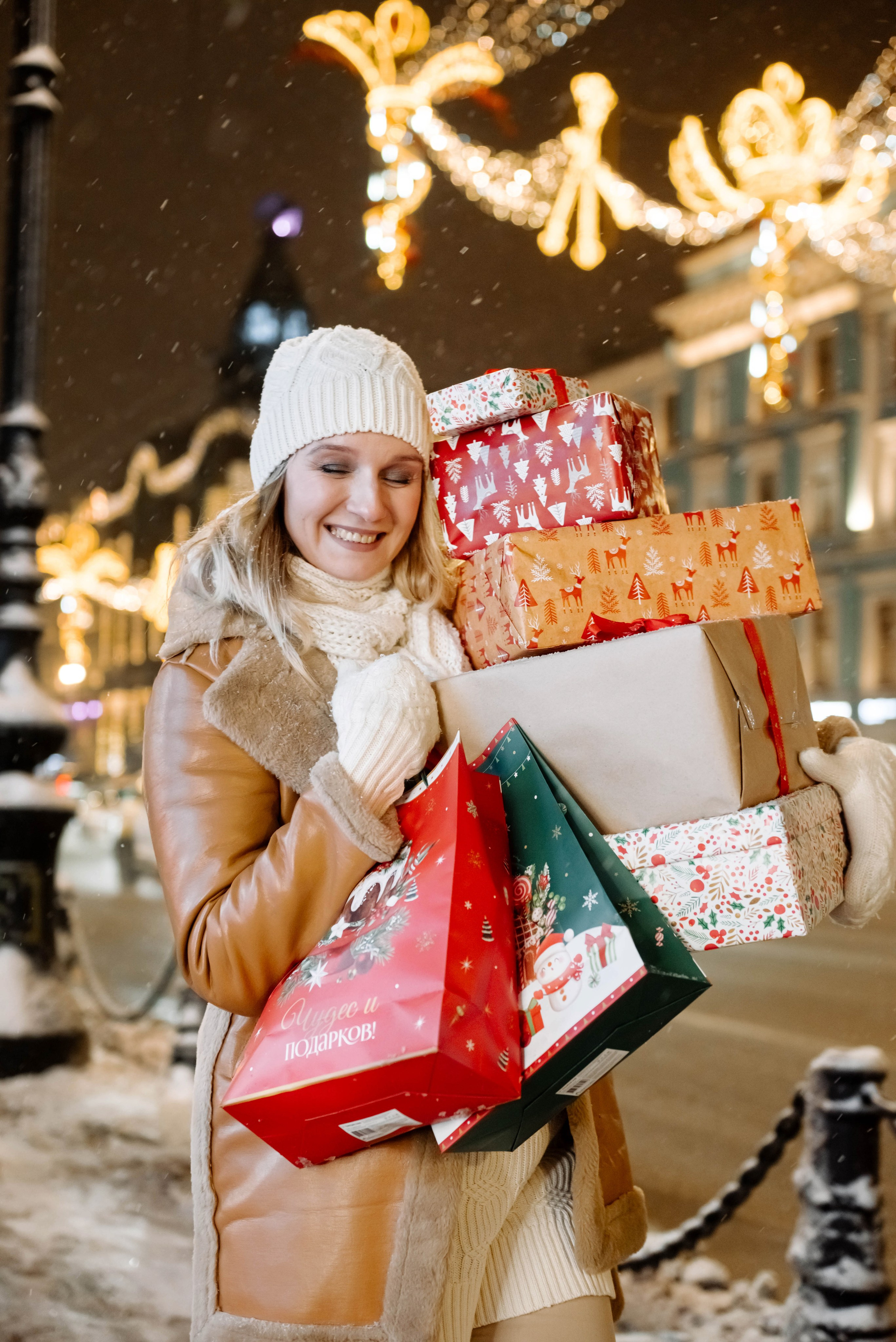 Новогодняя прогулка по Невскому. Свадебный и сеейный фотограф в Санкт-Петербурге Елена Худякова
