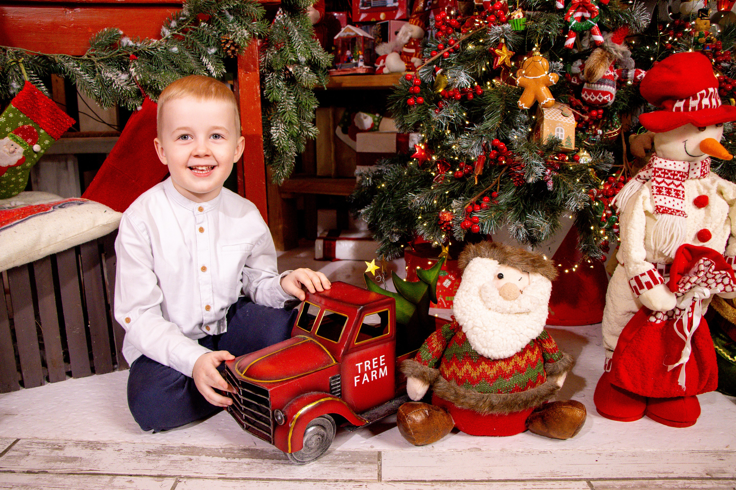 Новогодняя съёмка мама+сын. Фотограф Татьяна Матрос