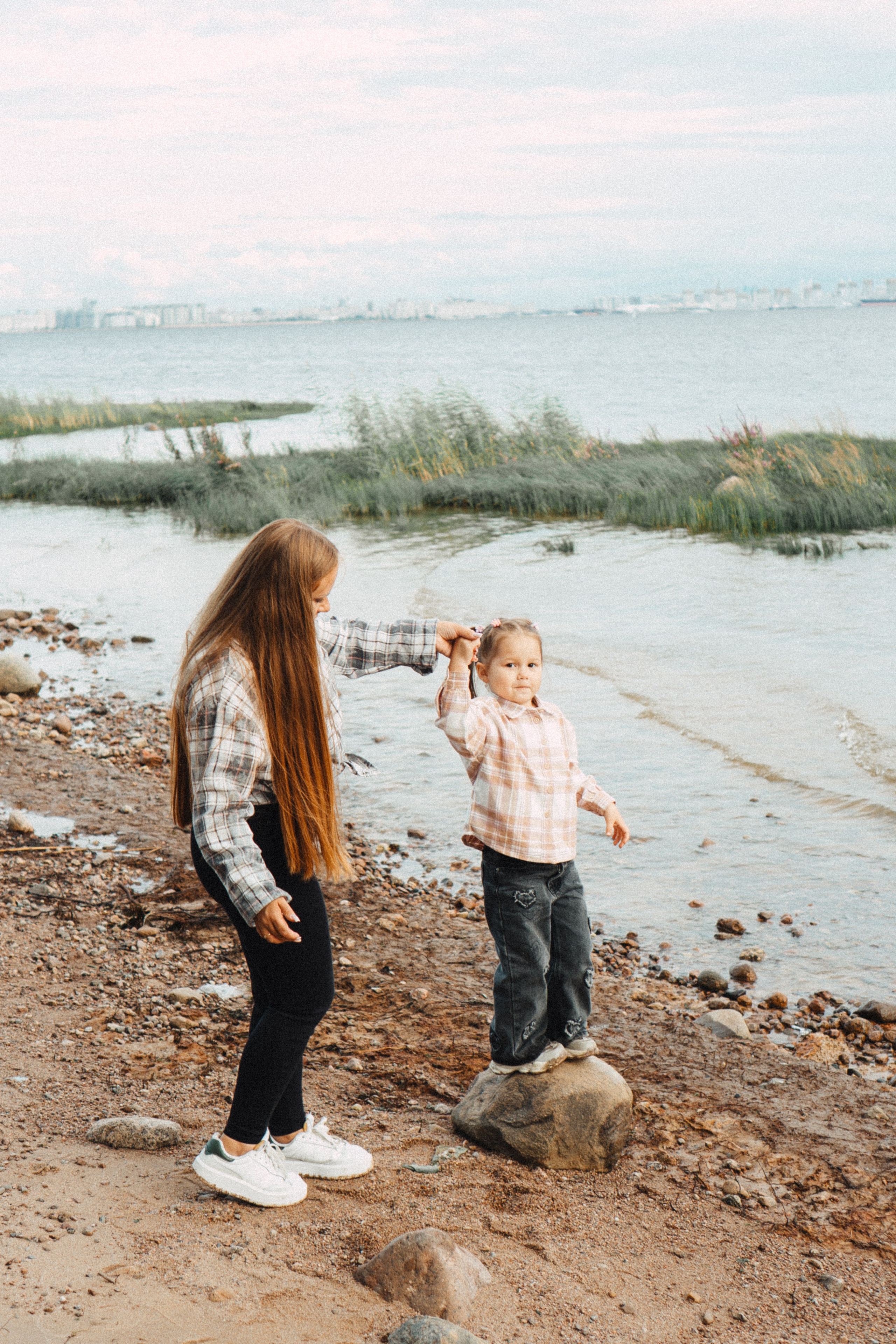МАМА И ДОЧКА НА ФИНСКОМ ЗАЛИВЕ. Профессиональный фотограф, Санкт-Петербург — Виктория Богомолова