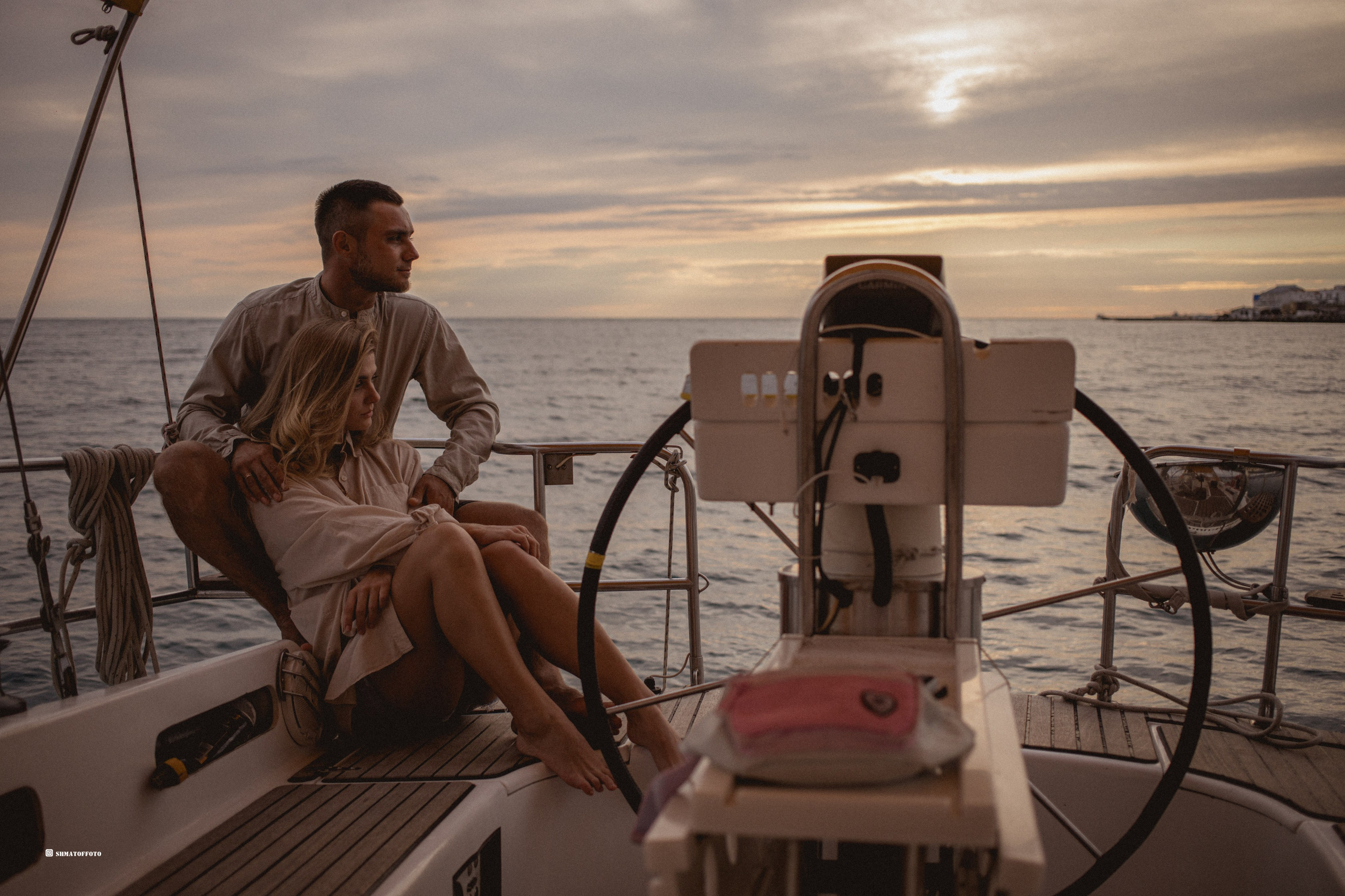Яхта 22 год. Семейный и свадебный фотограф в Геленджике Михаил Шматов