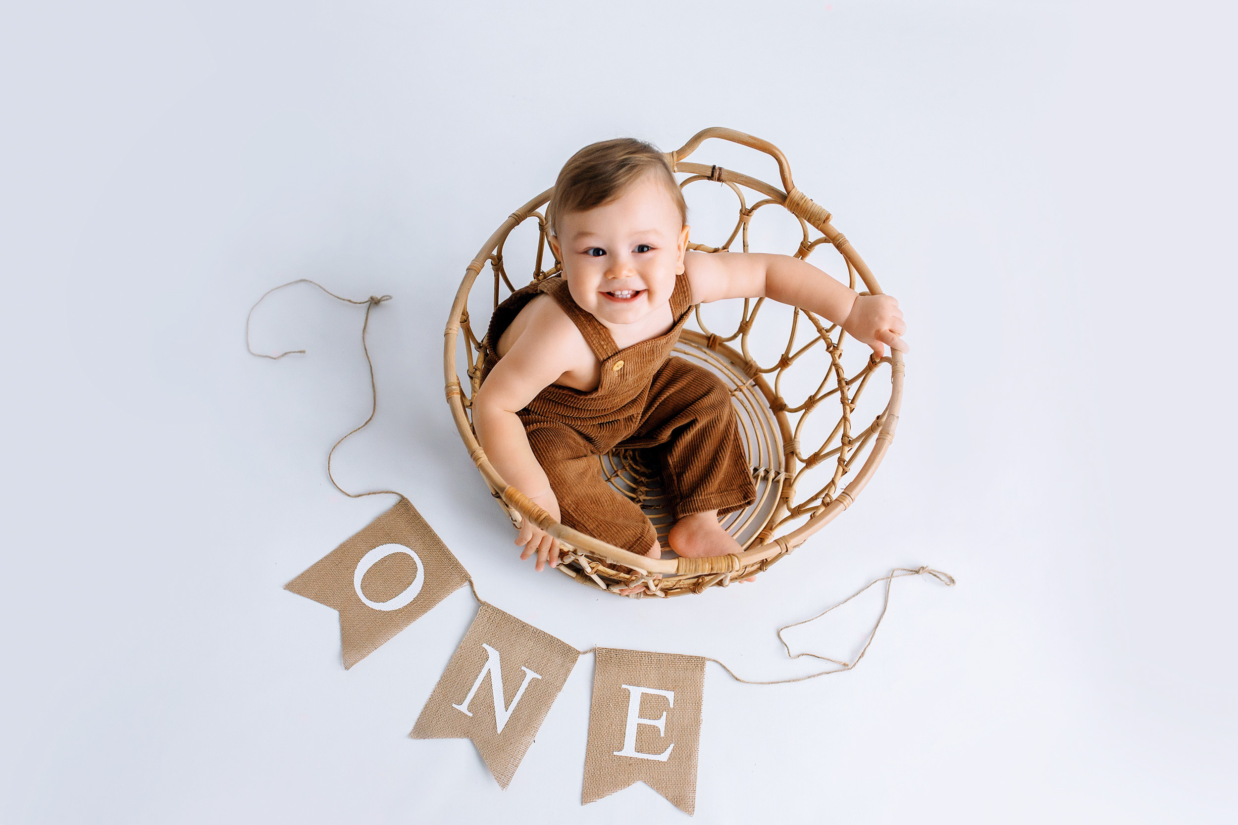 ДАВИД, 1 год студия. Фотограф новорожденных Оксана Полевская