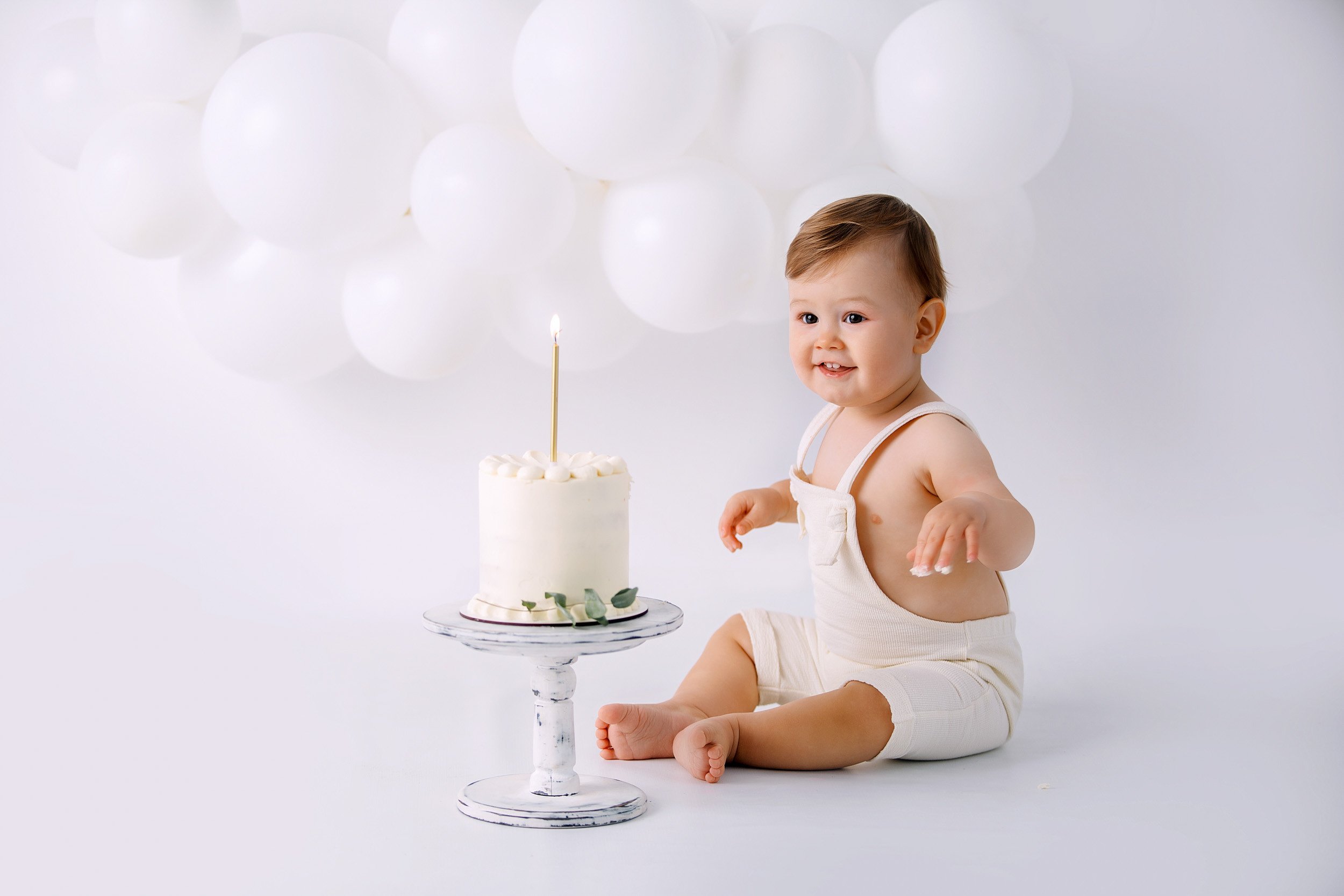 ДАВИД, 1 год студия. Фотограф новорожденных Оксана Полевская