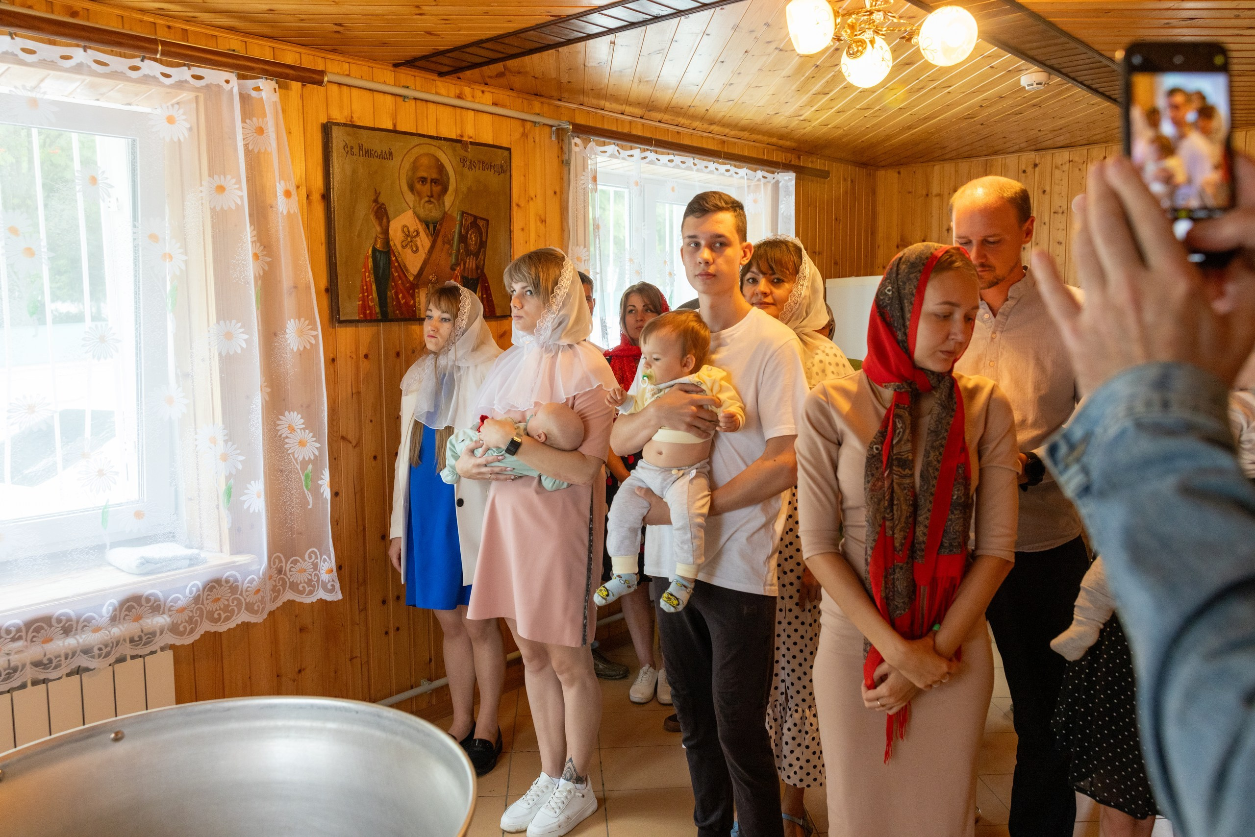 Образец репортажа крещения оригиналы, без искажений, без вспышки, светосильная оптика!. Фотограф в Туле Крупский АнДРей. Фотостудия «КАДР71» в Туле