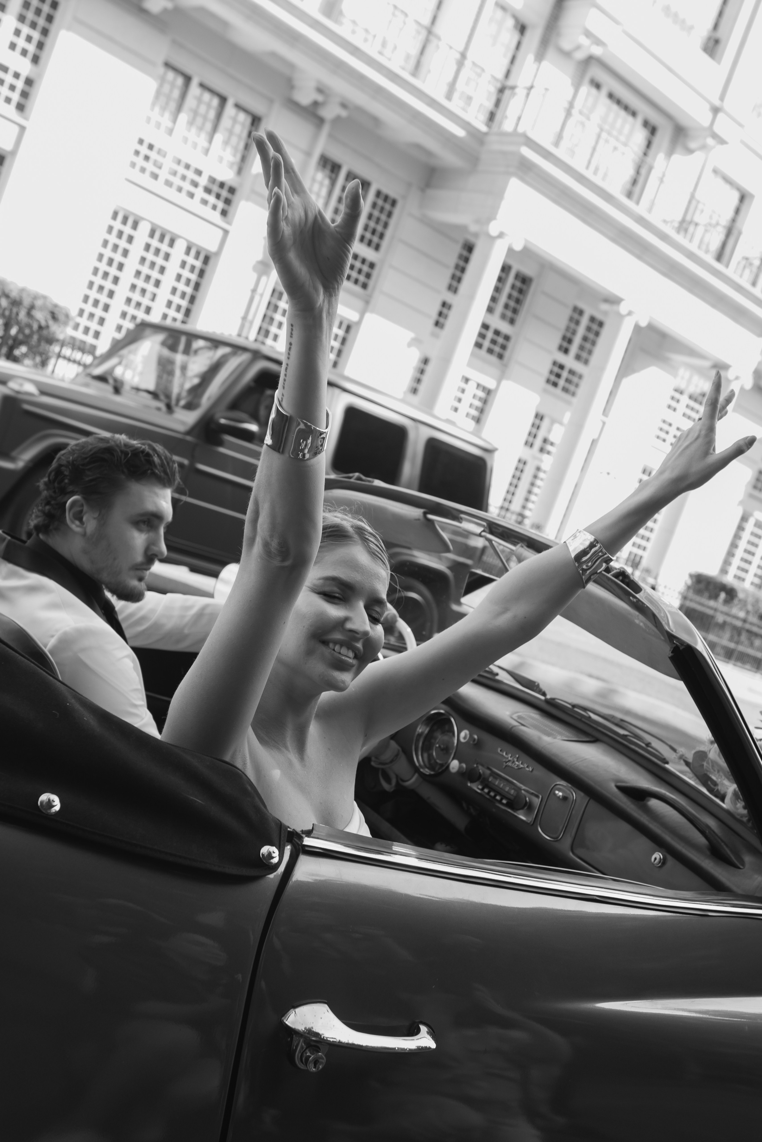 Прогулка | ретро-кабриолет. Свадебный и семейный фотограф в Москве Анна Сдобнова