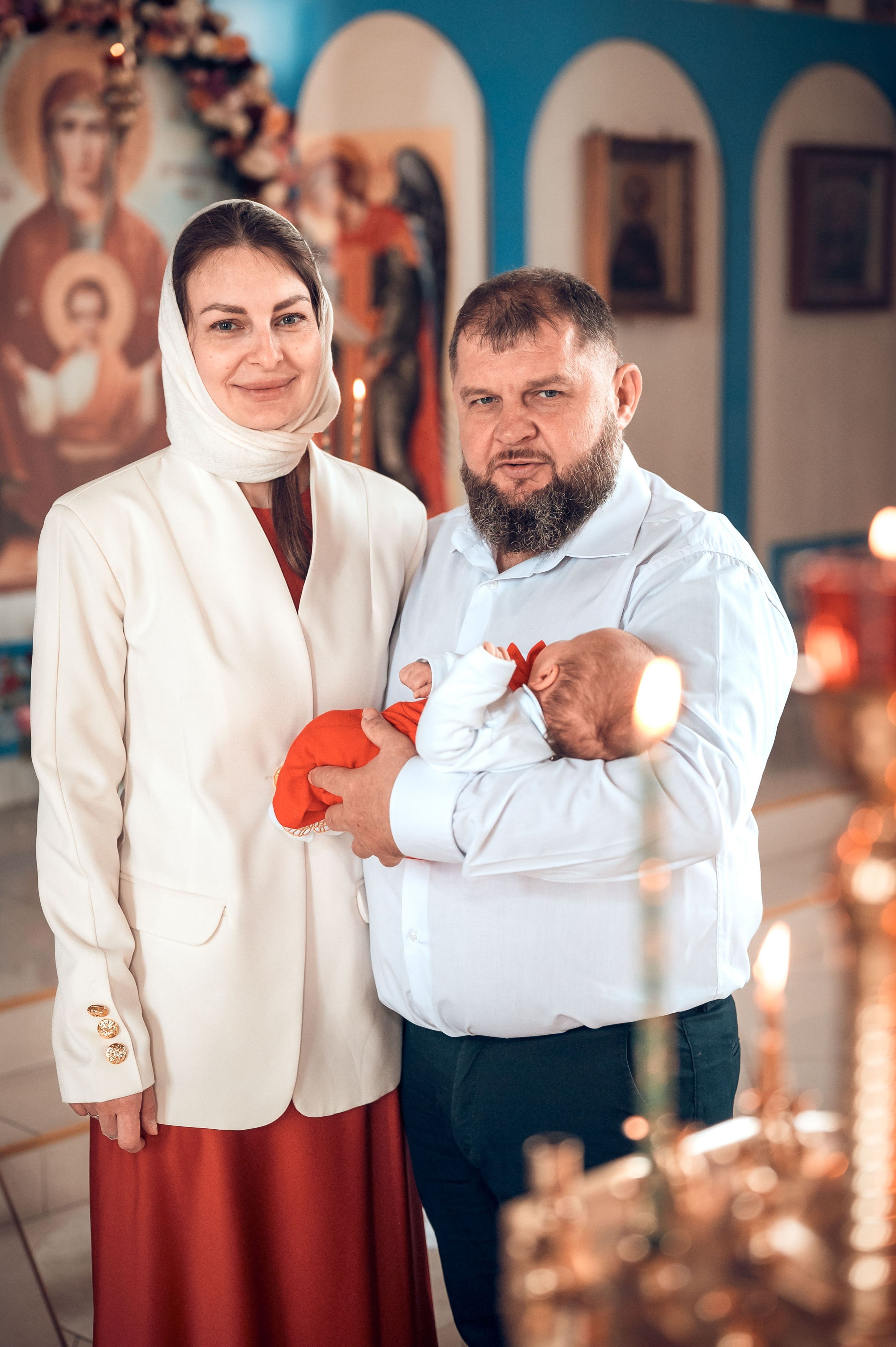 Таинство Крещения Трофима храм иконы Божией Матери «Неупиваемая Чаша». Фотограф на Таинство Венчания и Крещения в Краснодаре Абрамова Людмила
