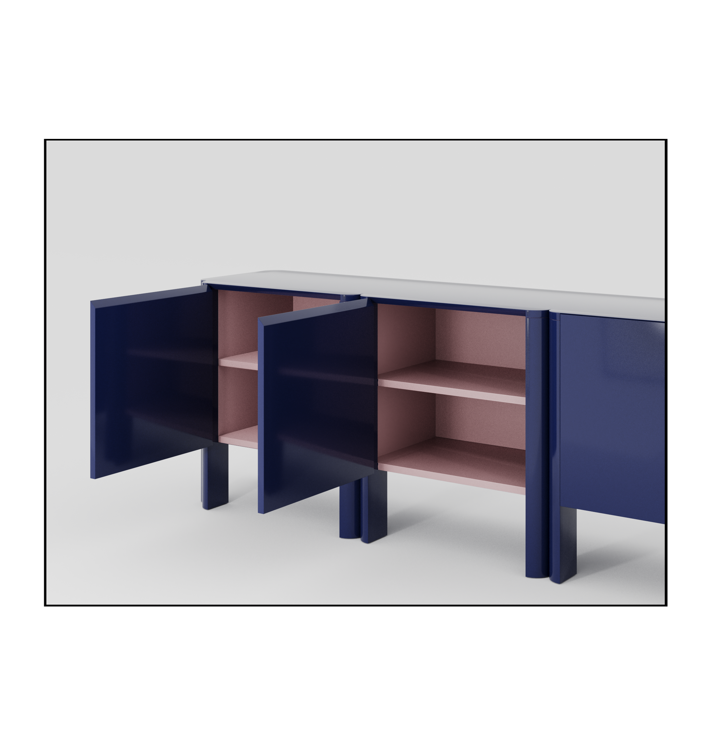 Тумба-консоль | Дизайн-бюро SHAKUROV. 3d визуализатор интерьеров