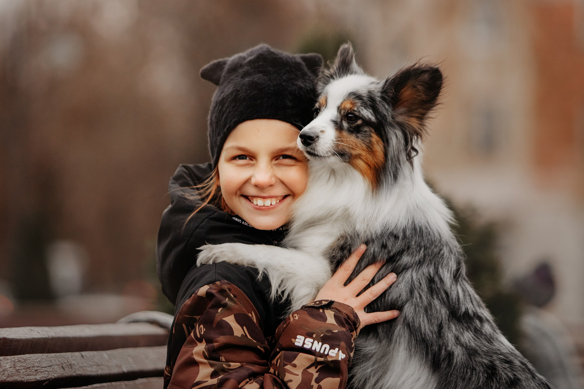 Марина и Кутька. Фотограф Наталья Потапова