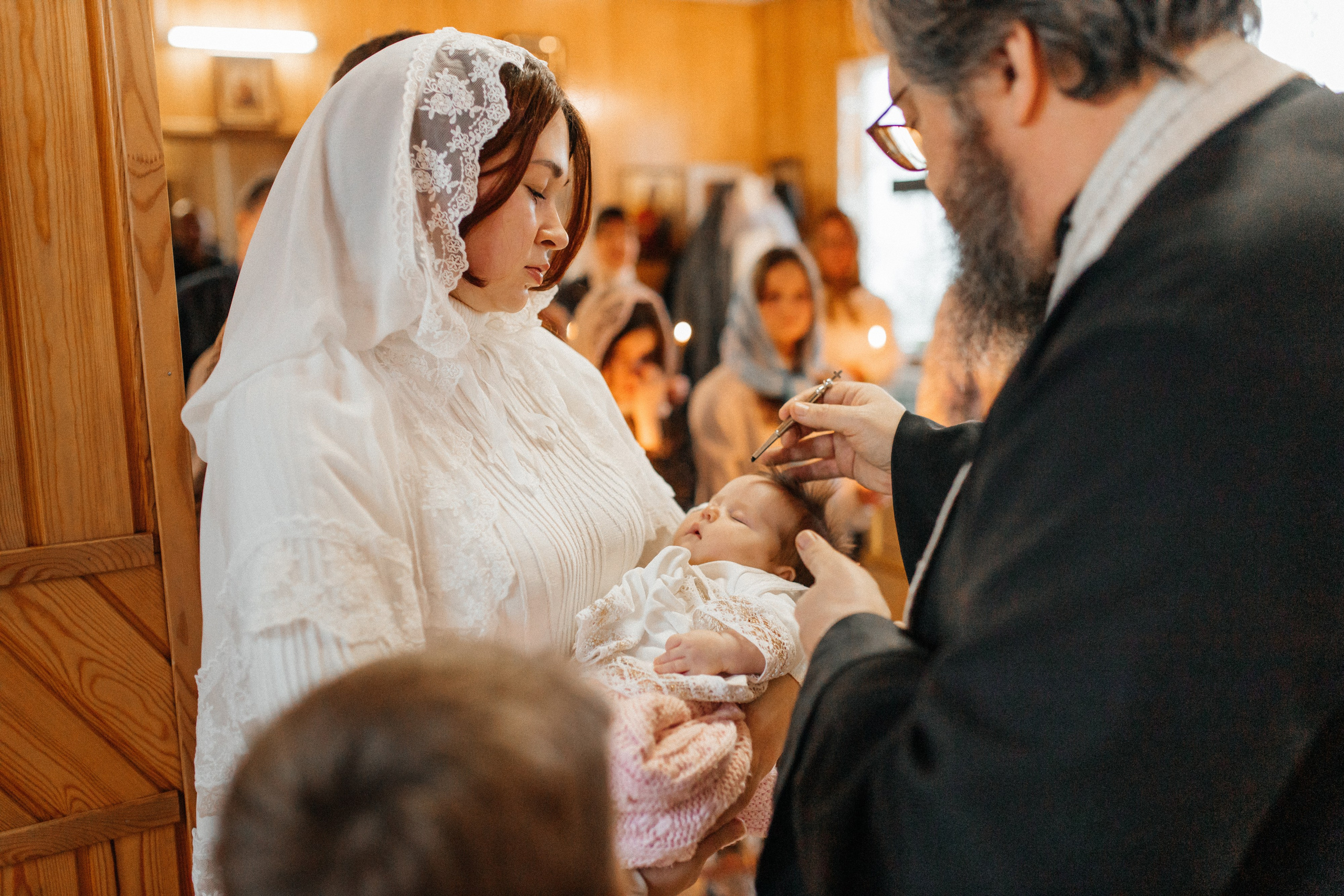 Крещение. Семейный и портретный фотограф в Новосибирске Мария Хлебус