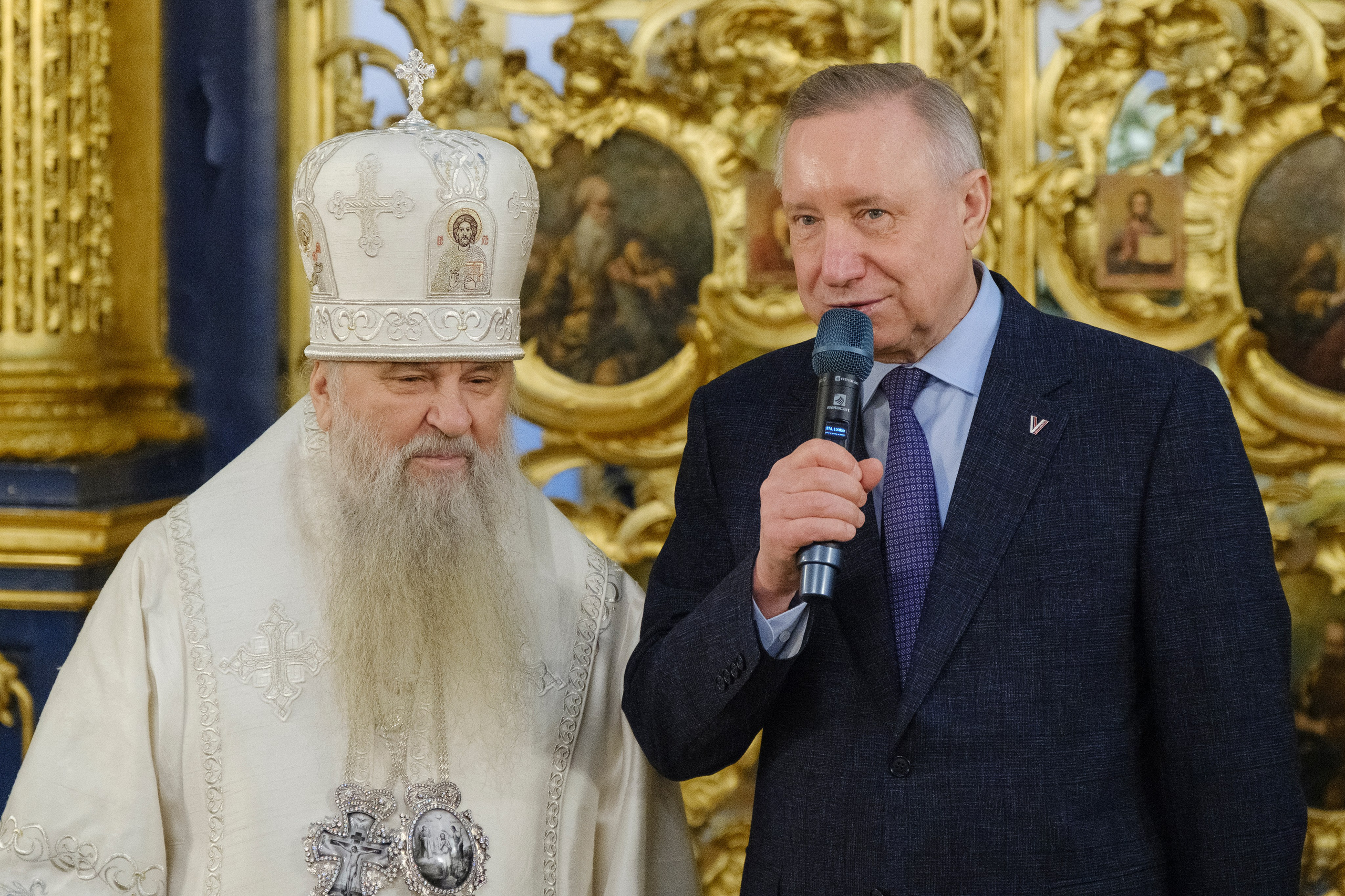 Божественная литургия в Николо-Богоявленском морском соборе. НИКОЛО-БОГОЯВЛЕНСКИЙ МОРСКОЙ СОБОР