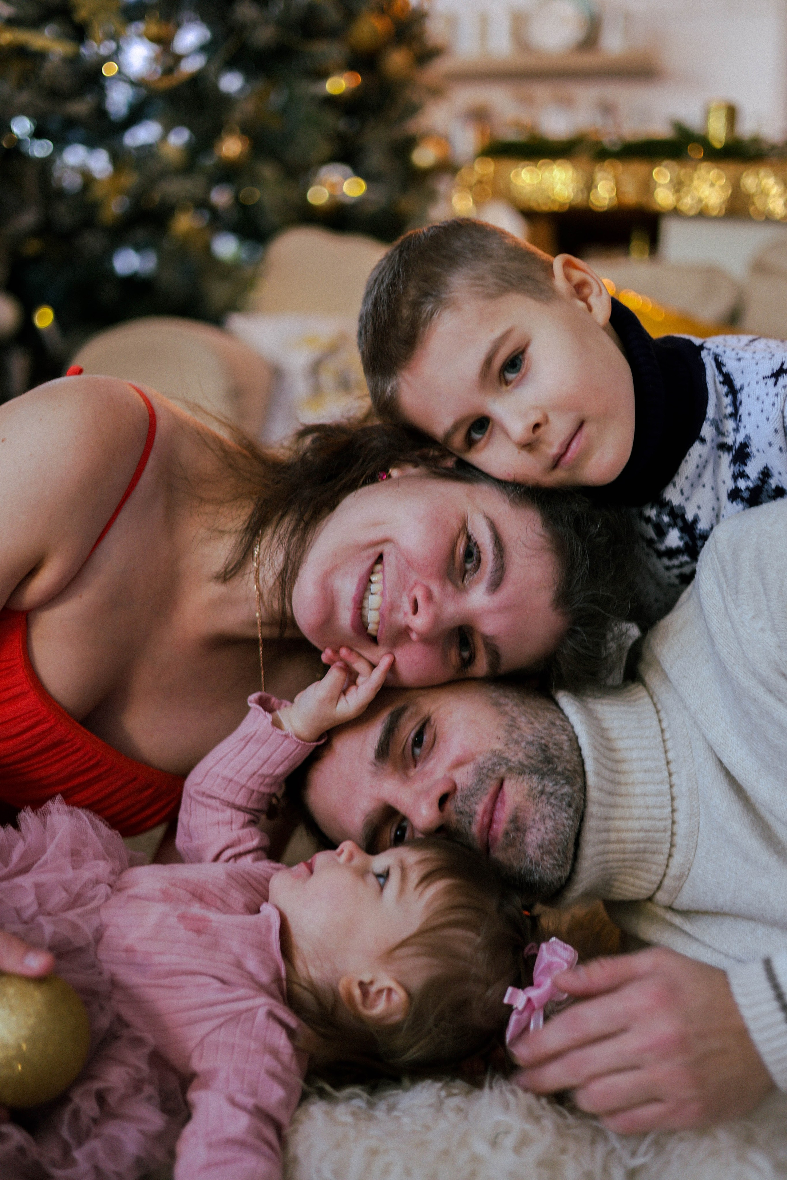 Новогодняя история «Нелля и ее семья». Фотограф в Москве Анастасия Калинина