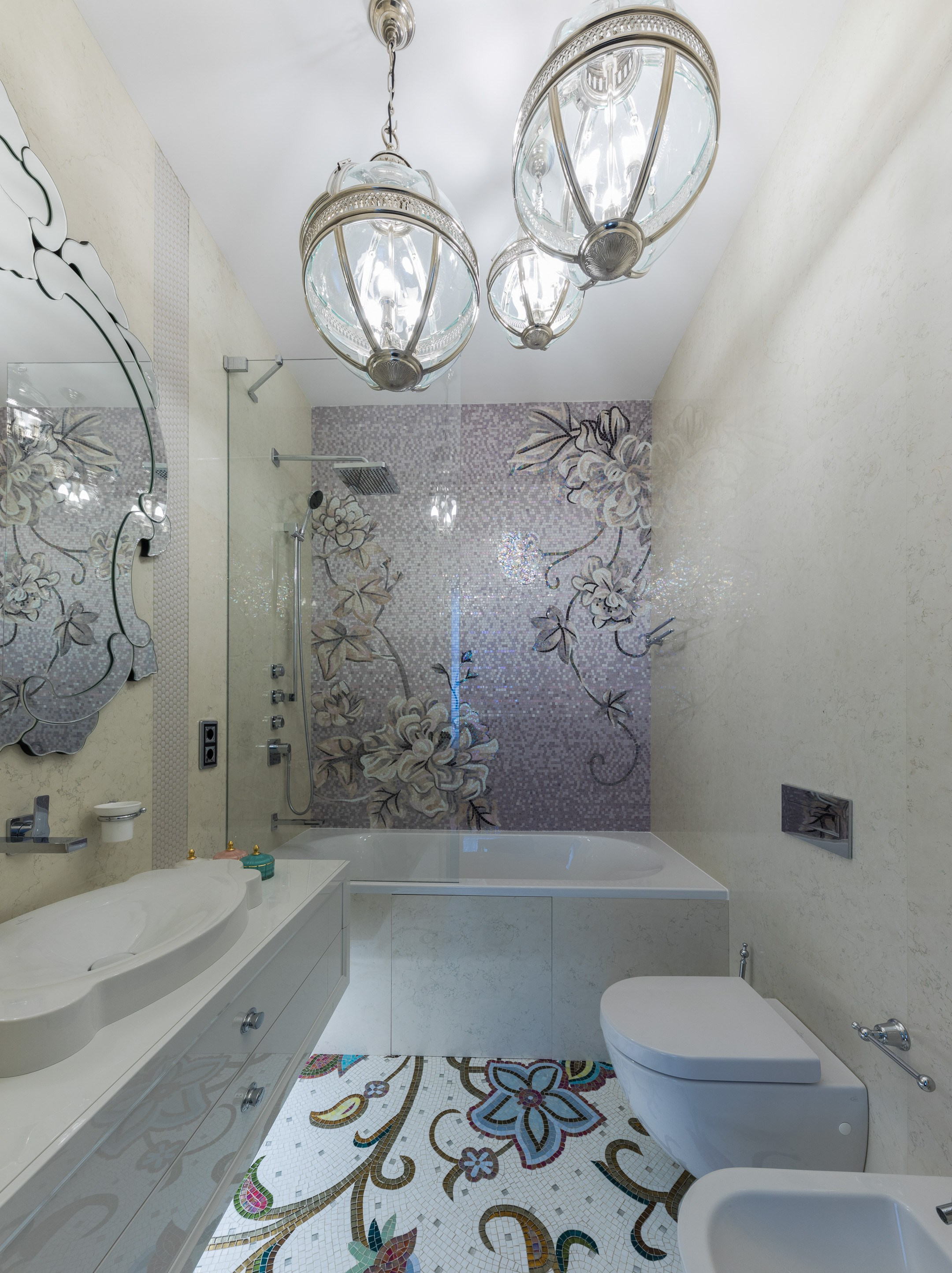 Classic style bathroom interior - photographer Andrey Dunin