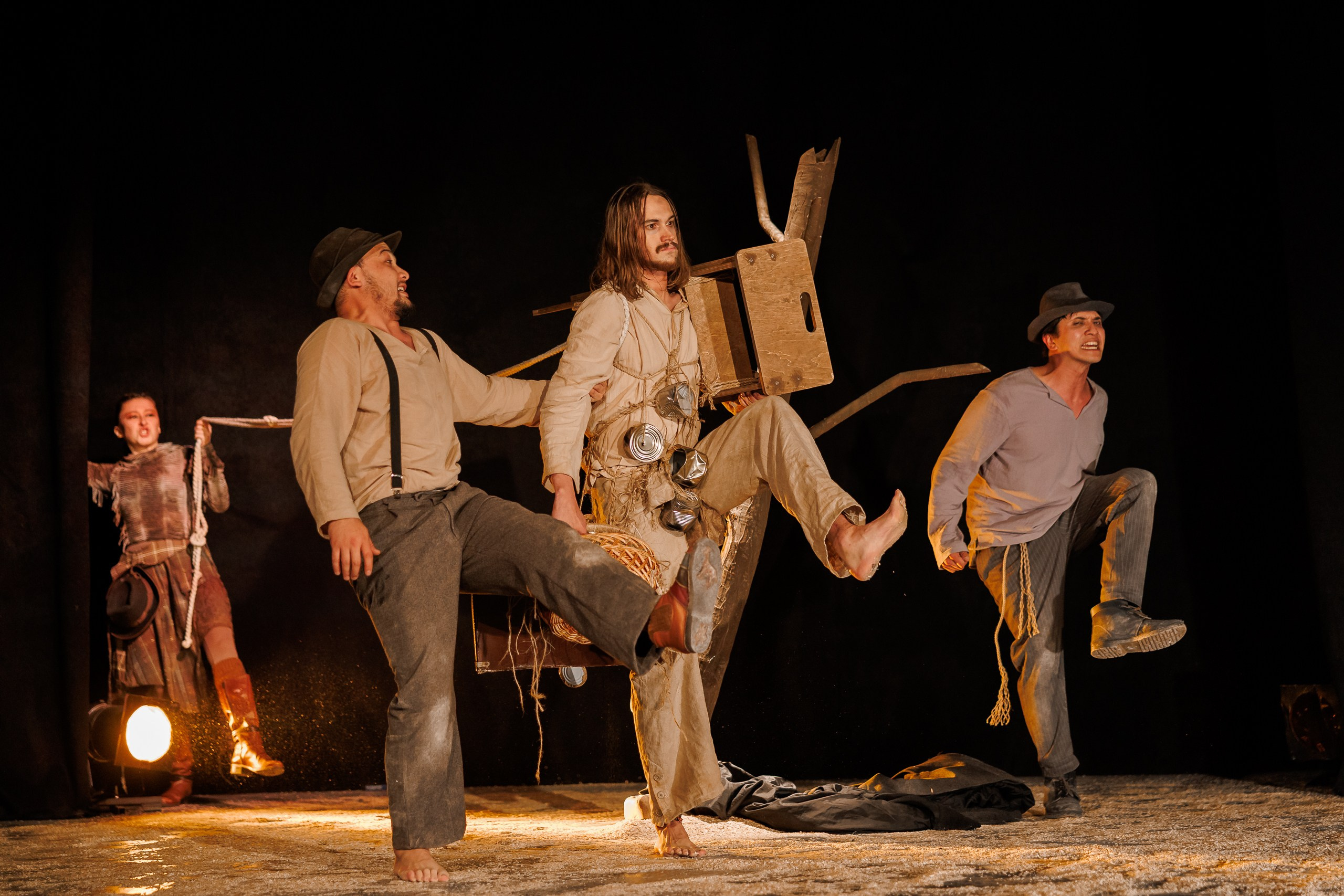 Спектакль «В ожидании Годо» от театра Д. Лица в СПб. Фотограф в Санкт-Петербурге — Сергей Петров