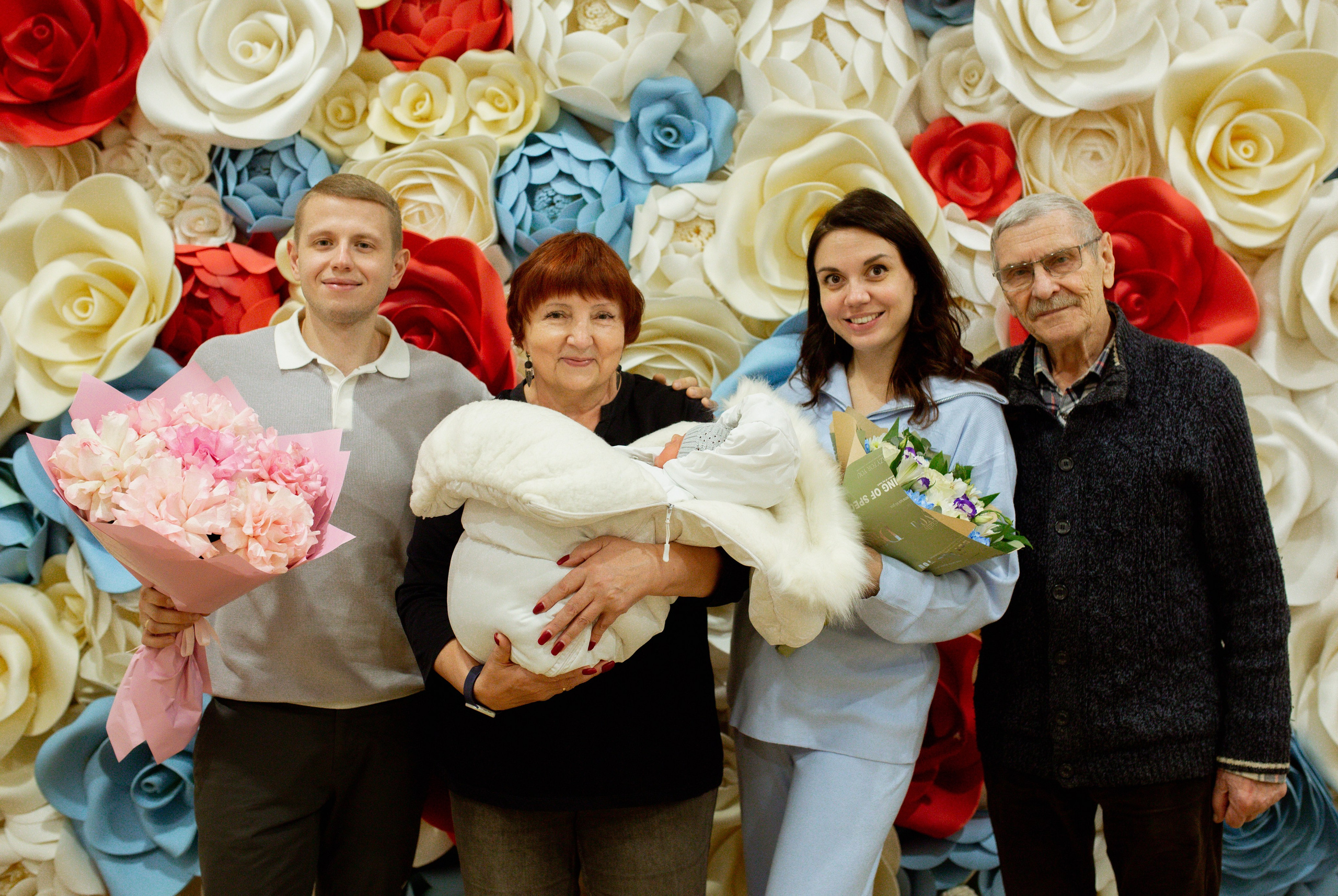 Выписка из роддома. Семейный и детский фотограф в Москве Антонина Смирнова