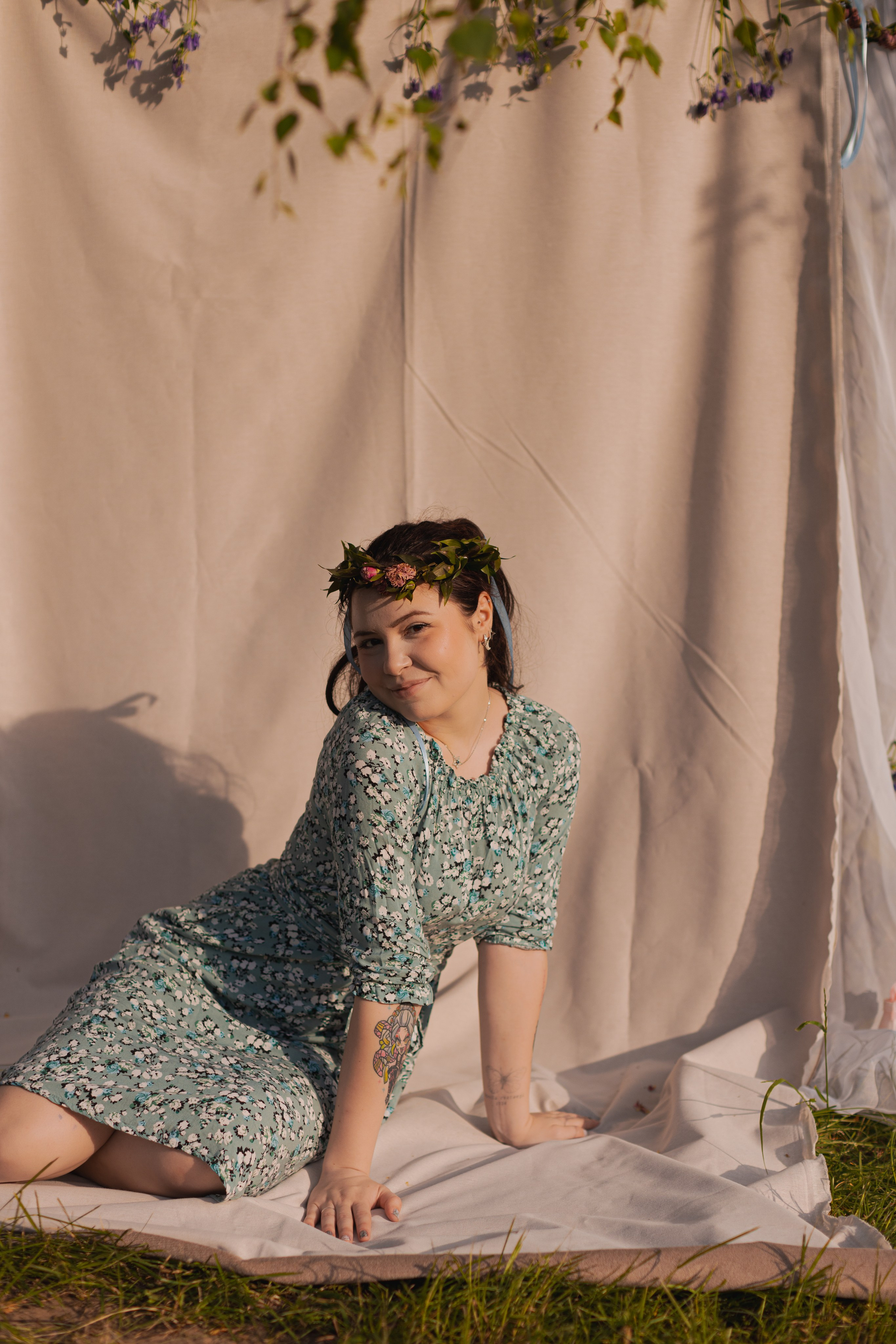 Мк Сирень на зеркале (девичник в парке). Анастасия Ракчеева Художник