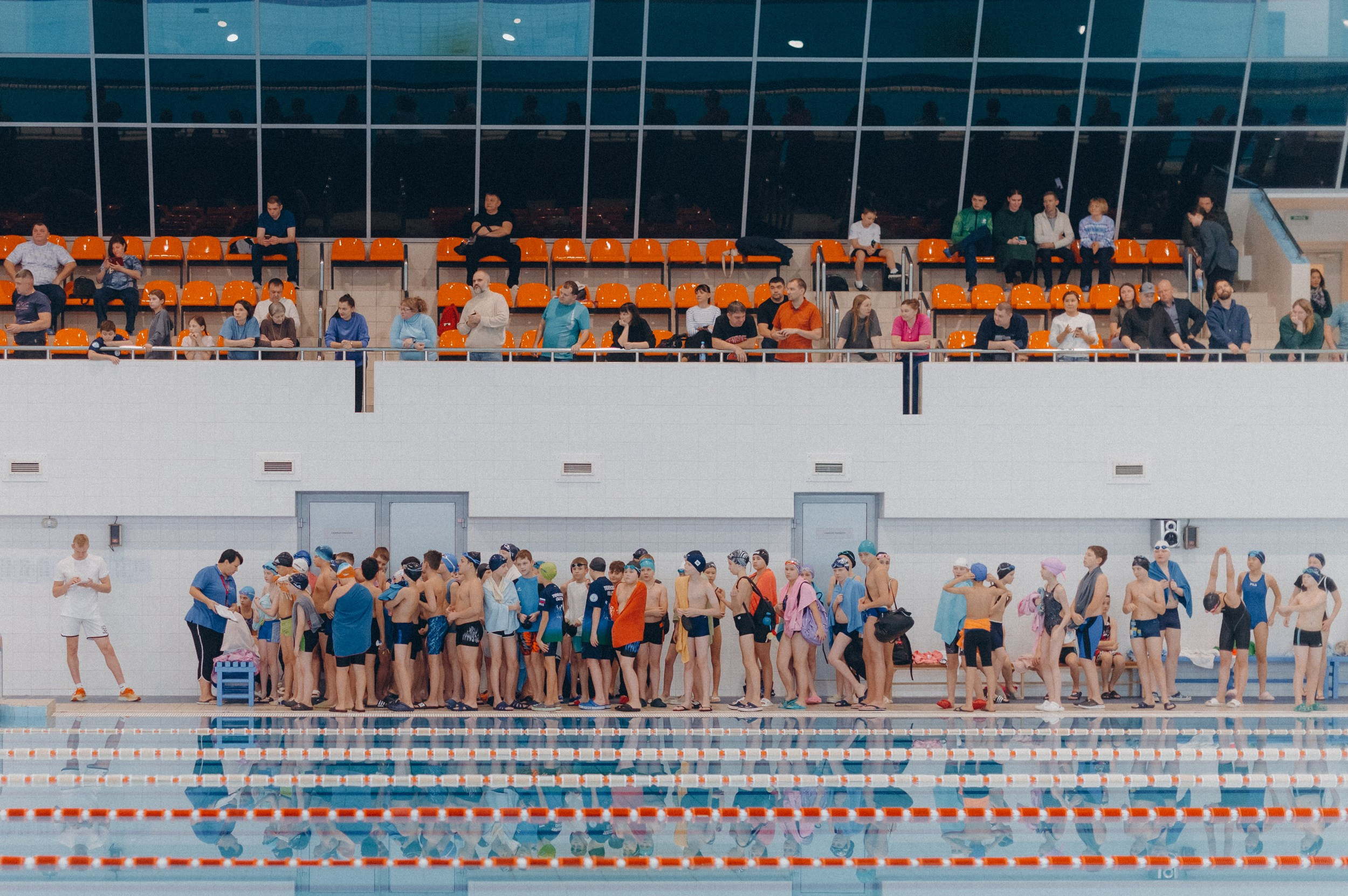 «Новогодние заплывы» в СОЦ «Зодчий». Фотограф Дмитрий Пименов
