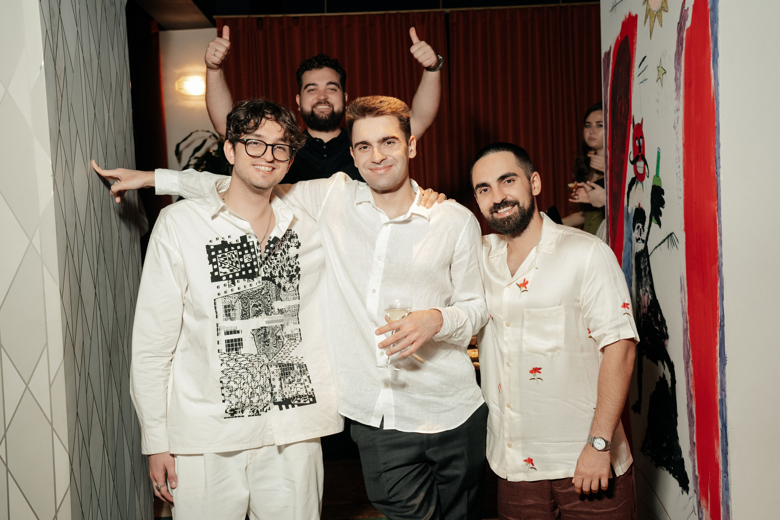 Свадебный ужин в кругу друзей/ ресторан Мина. Свадебный фотограф Москва Александра Аверкова