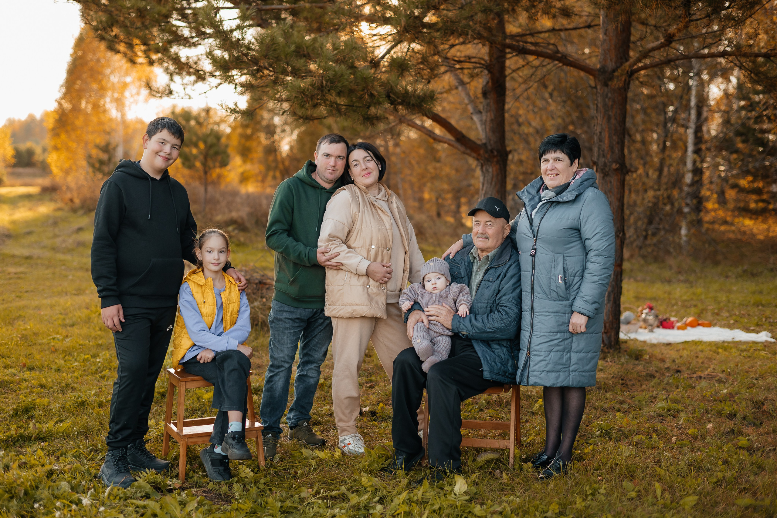 Семейная фотосессия на природе. Свадебный, семейный и школьный фотограф в Бийске Ксения Мамаева