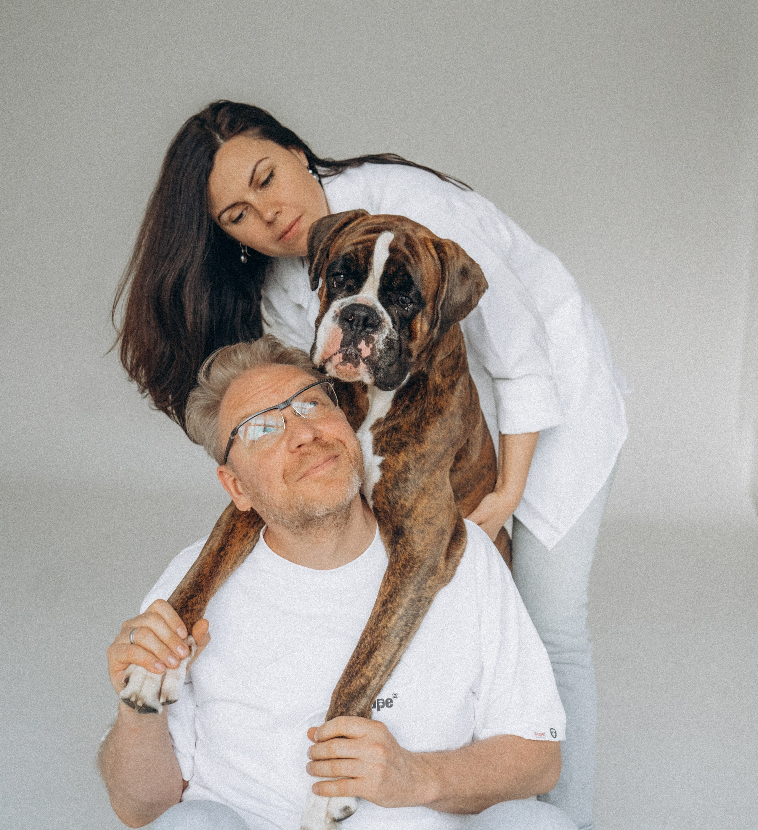 Анна, Максим и Марсель. Фотограф анималист в Москве и Санкт-Петербурге Свиридова Анна