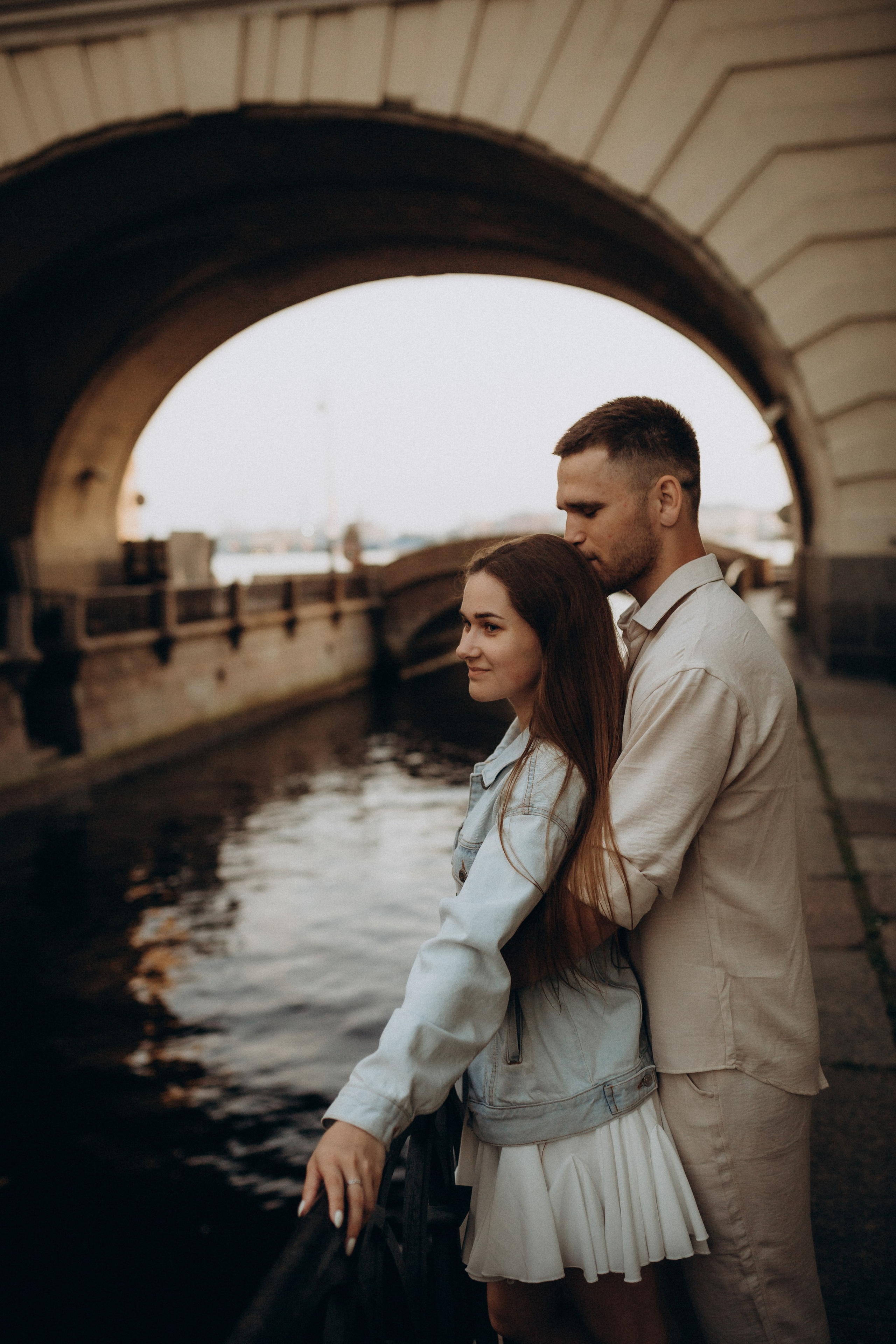 Фотосессия с разводными мостами: LoveStory. Фотограф Санкт-Петербург Князева Елизавета