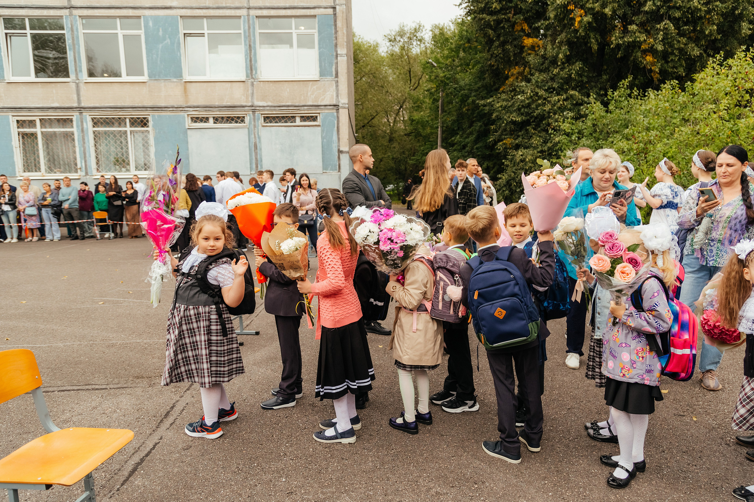 1 сентября, 1 класс. Семейный фотограф Любовь Саркеева