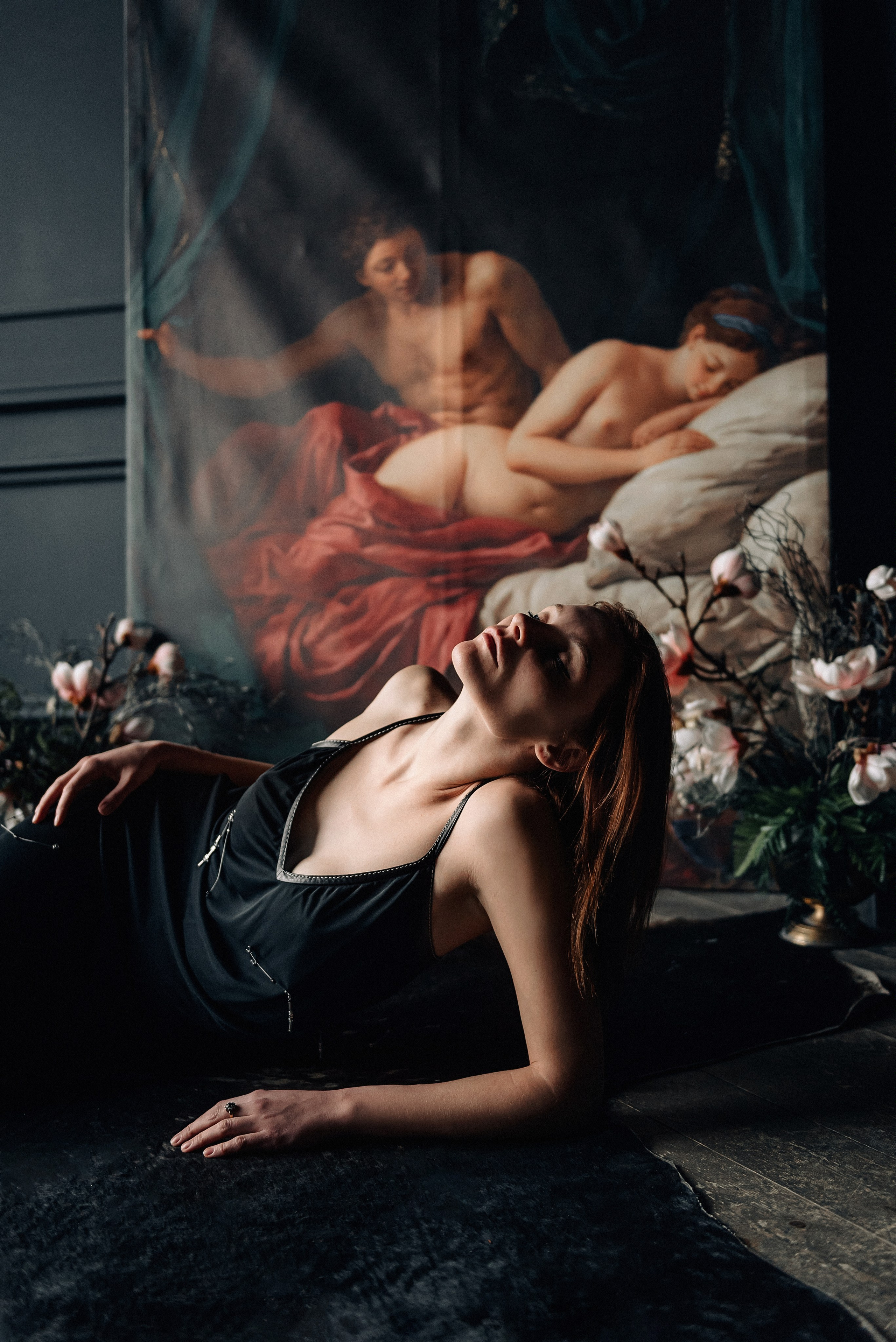 Женская фотосессия в фотостудии Nacked Sky. Портретный фотограф Москва Светлана Кашура