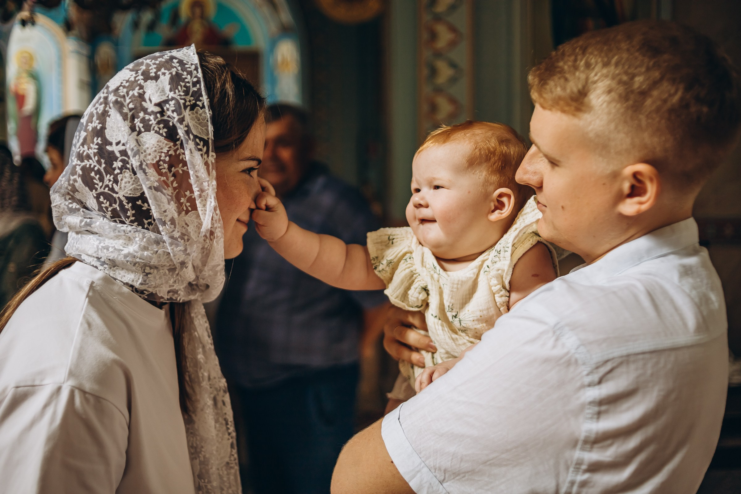 Крещение Надежды. Семейный фотограф в Волгодонске Краченцева Анна