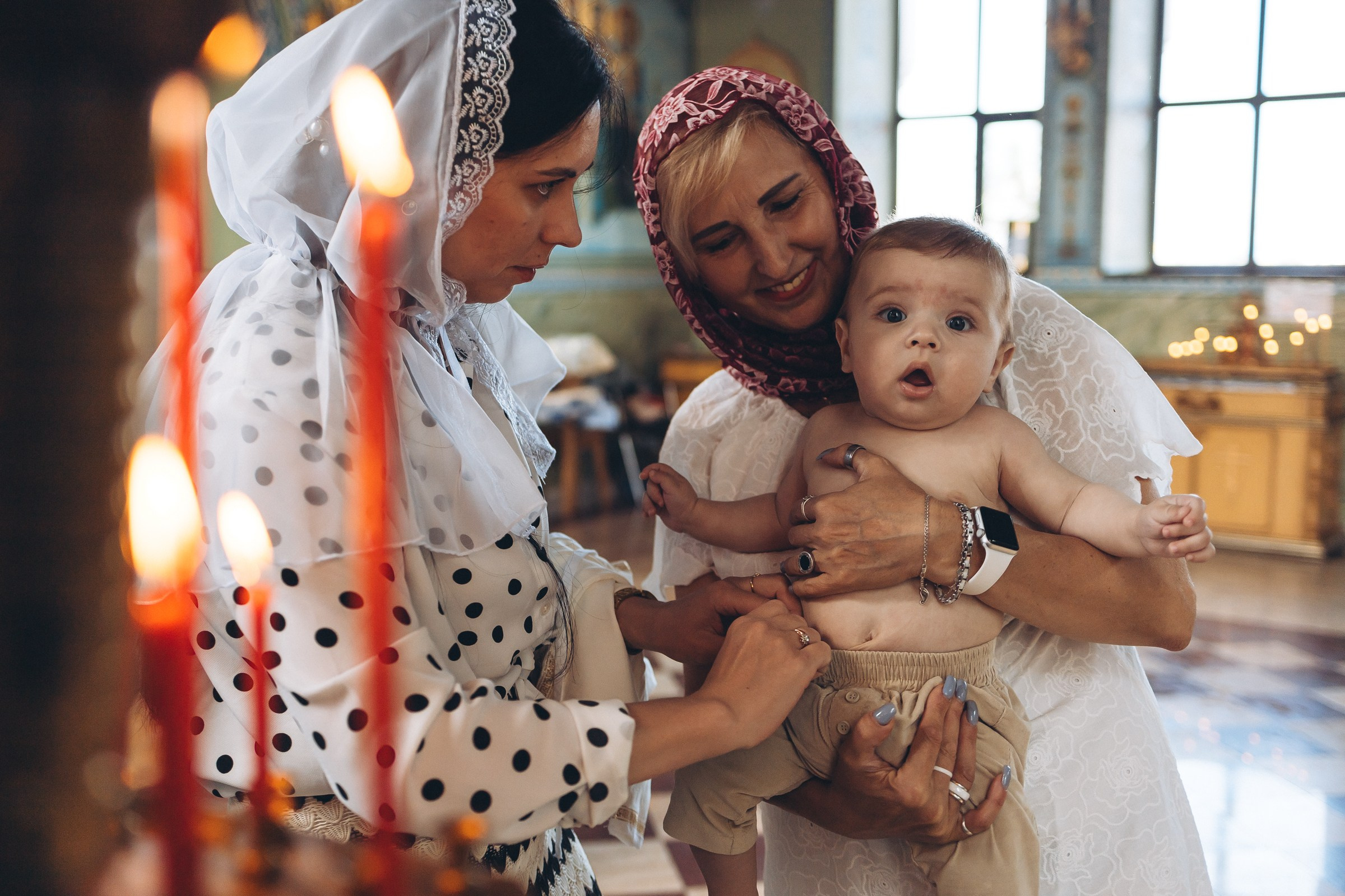 Крещение Тимофея. Семейный фотограф в Волгодонске Краченцева Анна