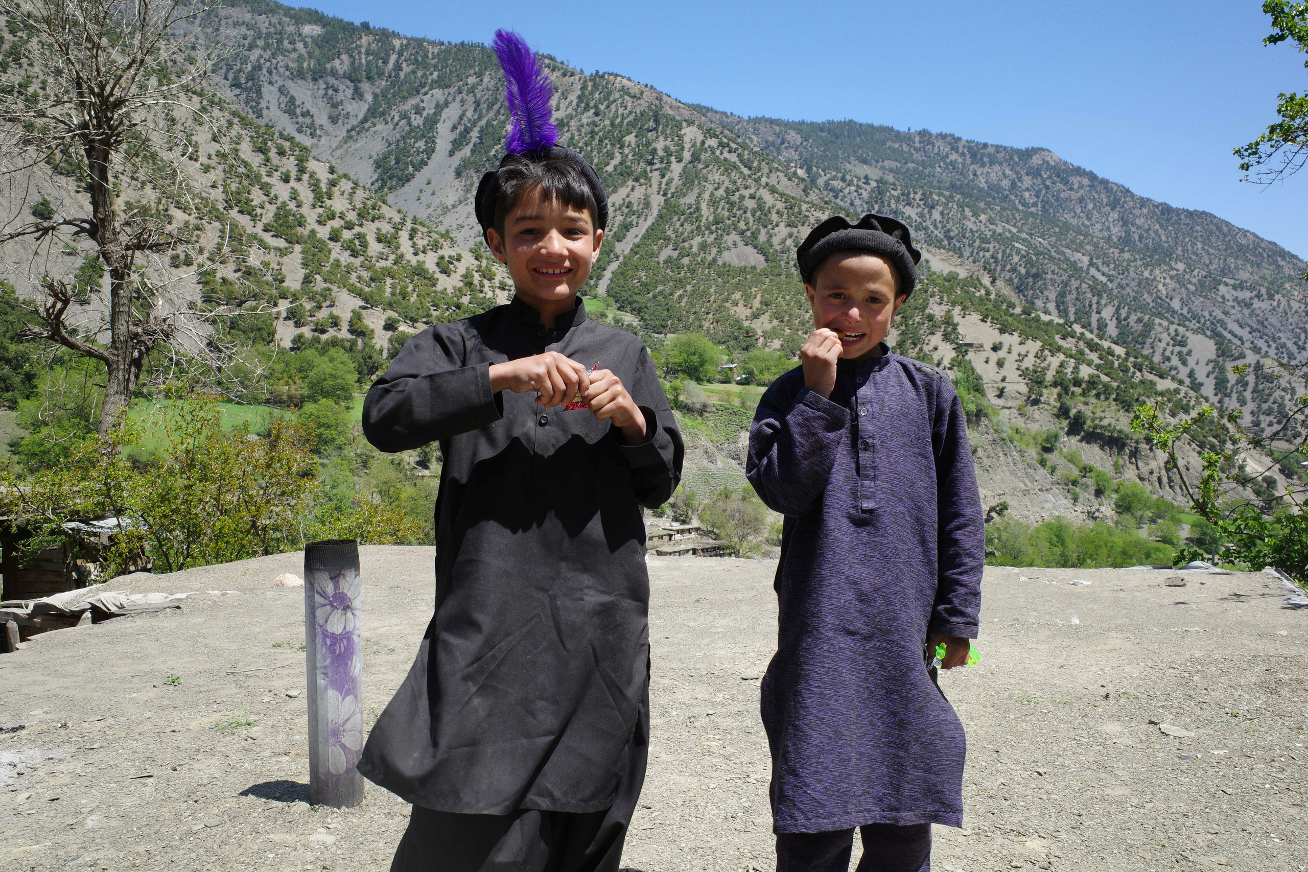 Children at Chilam Joshi Festival, Bumburet Valley