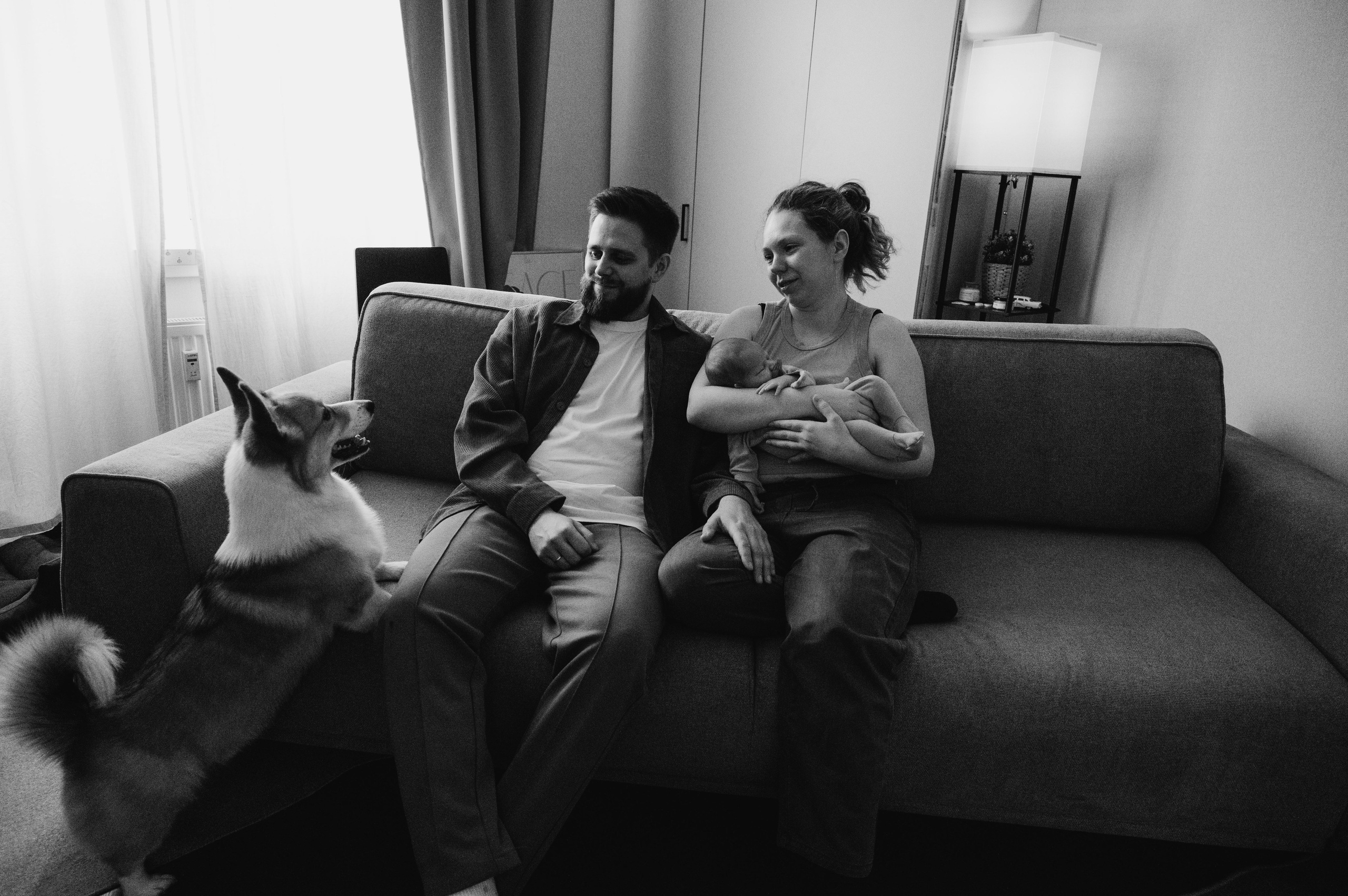 Лизавета, Никита и Мирослава. Фотограф беременности и семьи, домашние съемки, Ньюборн