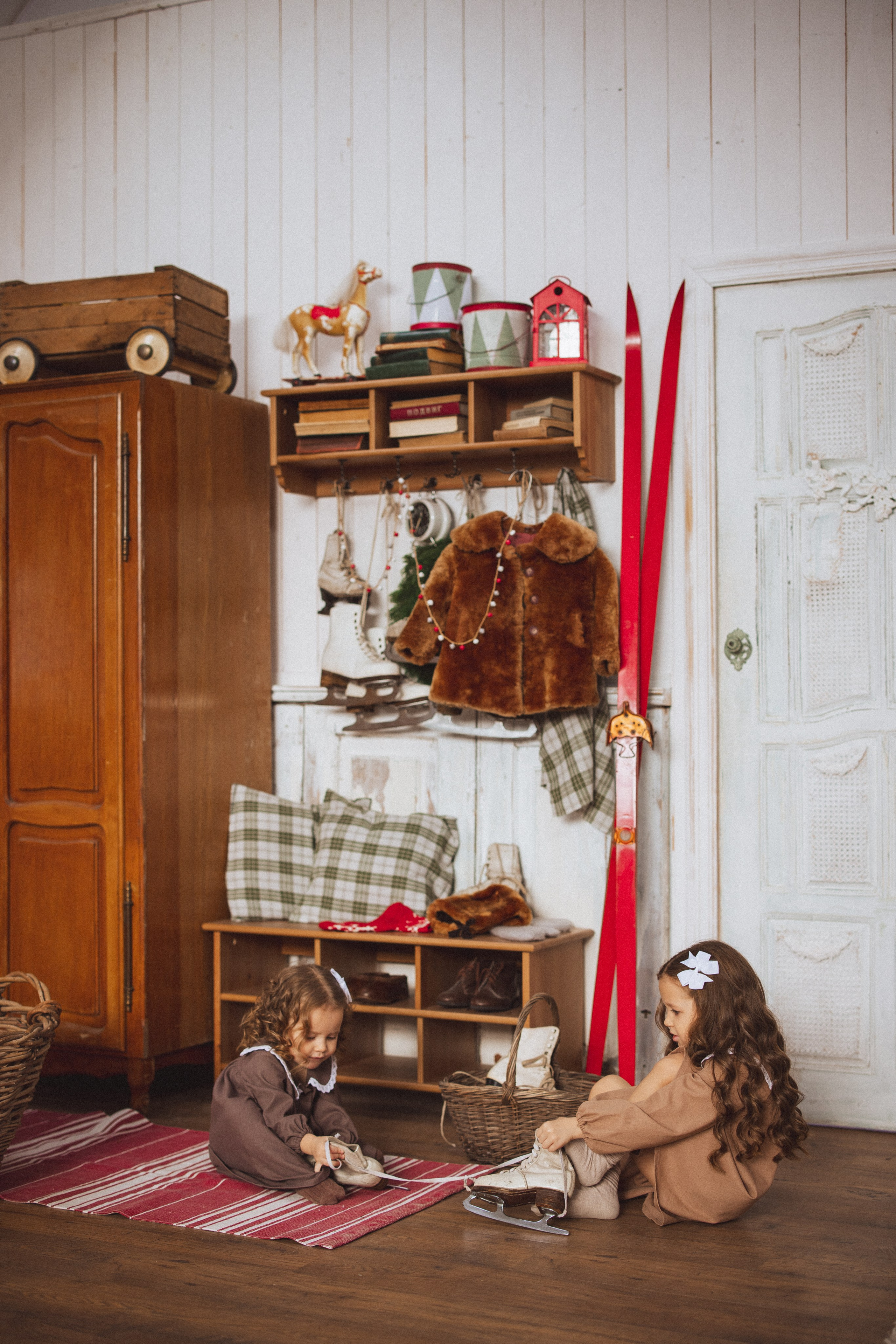 Новогодняя фотосессия в стиле Винтаж. Семейный и детский фотограф в Краснодаре Анна Трашкова