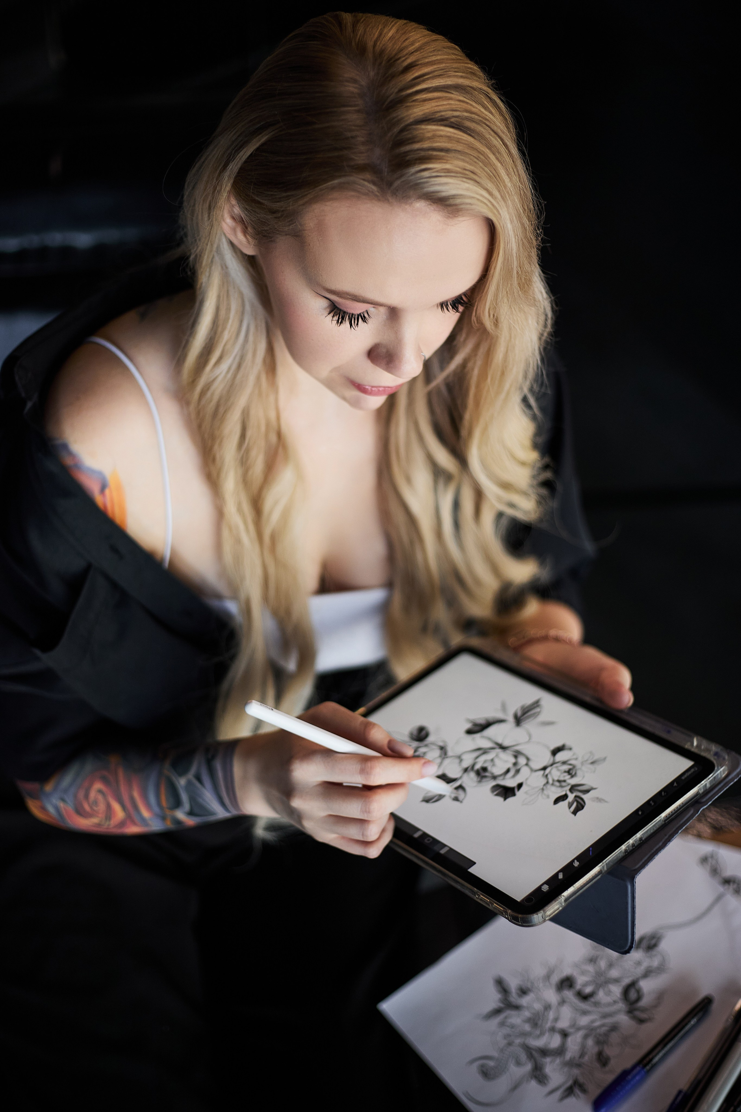 Тату мастер. Репортажный Фотограф Москва Дарья Лунева