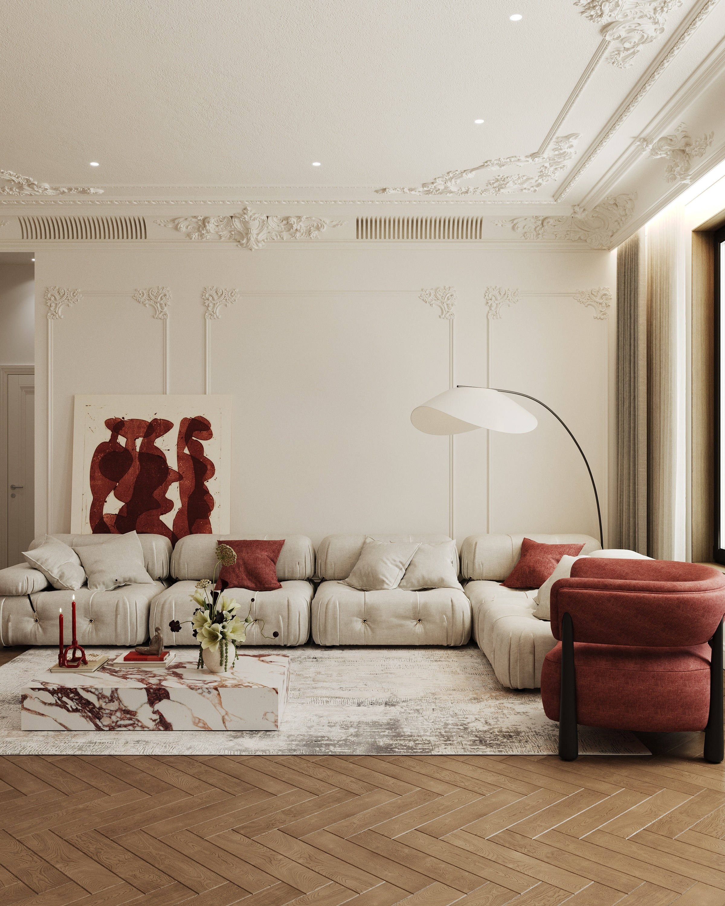 ЖК Легенда Московский/ Санкт-Петербург/ 77кв м. Ксения Барабаш дизайнер интерьера в Санкт-Петербурге