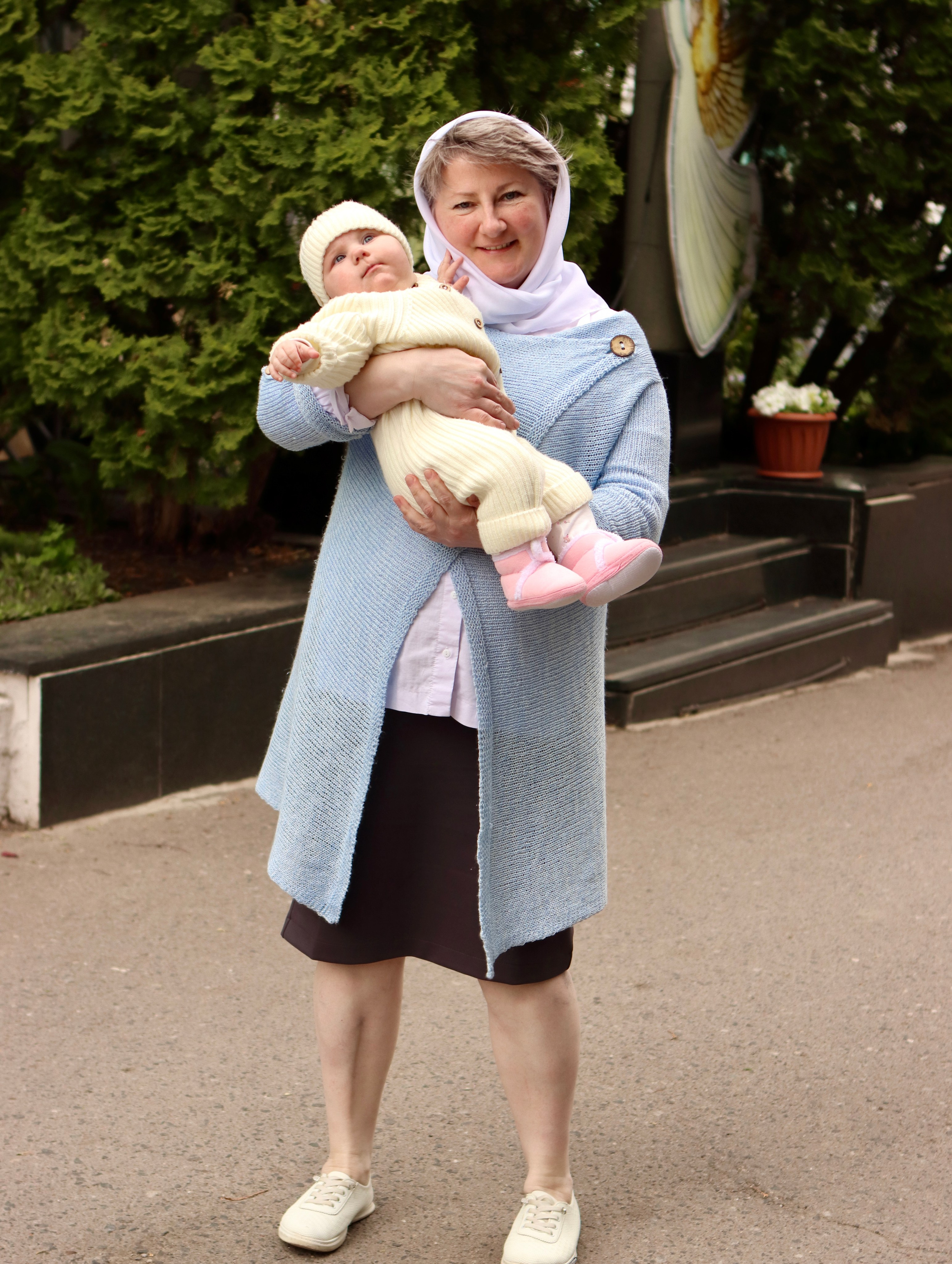 Анастасия и Вадим — крещение Виктории. Фотограф в Курске Смирнов Евгений