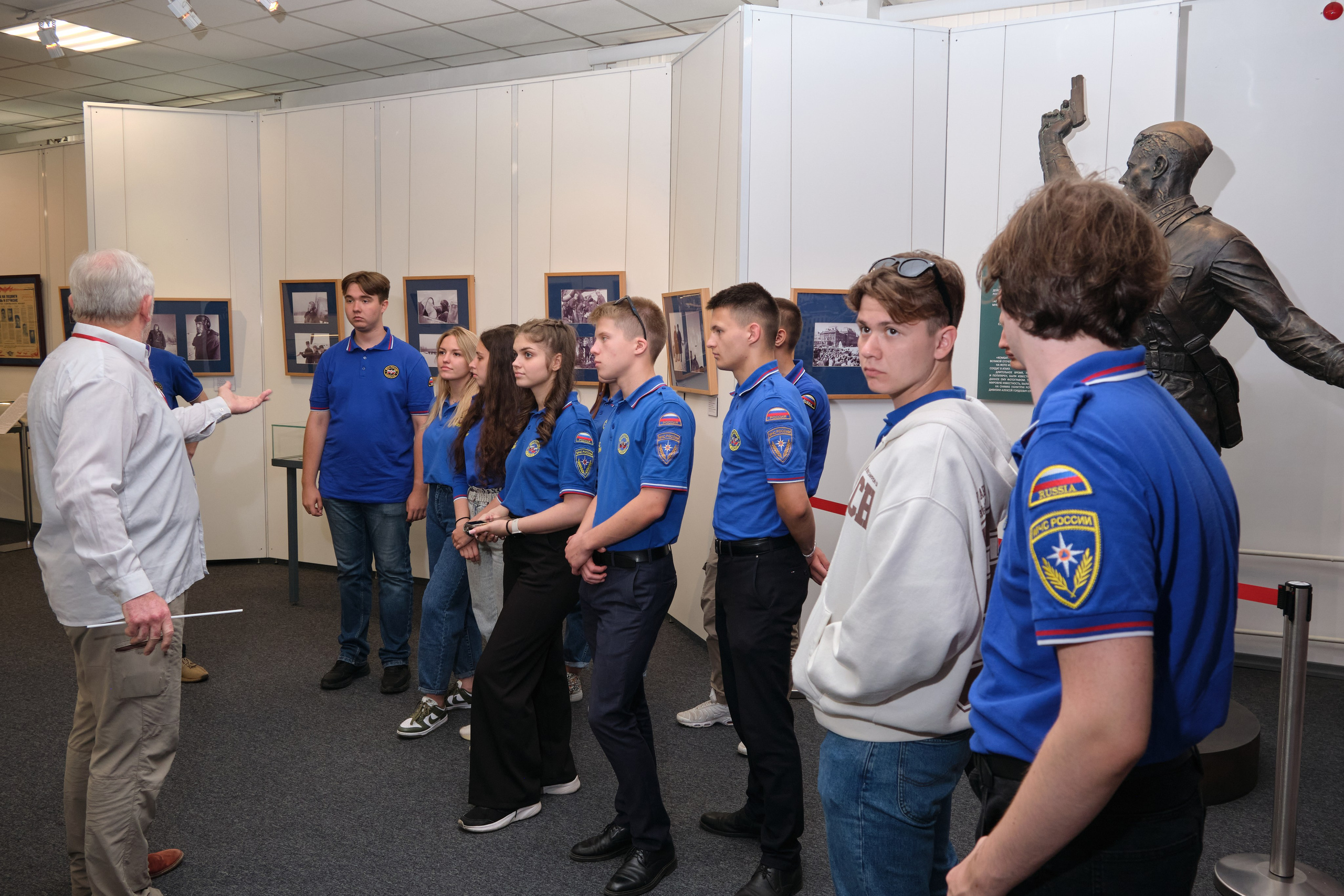 Репортаж. Студенты МЧС в проекте «Город Героев». Репортажная фото и видеосъемка в Москве под ключ