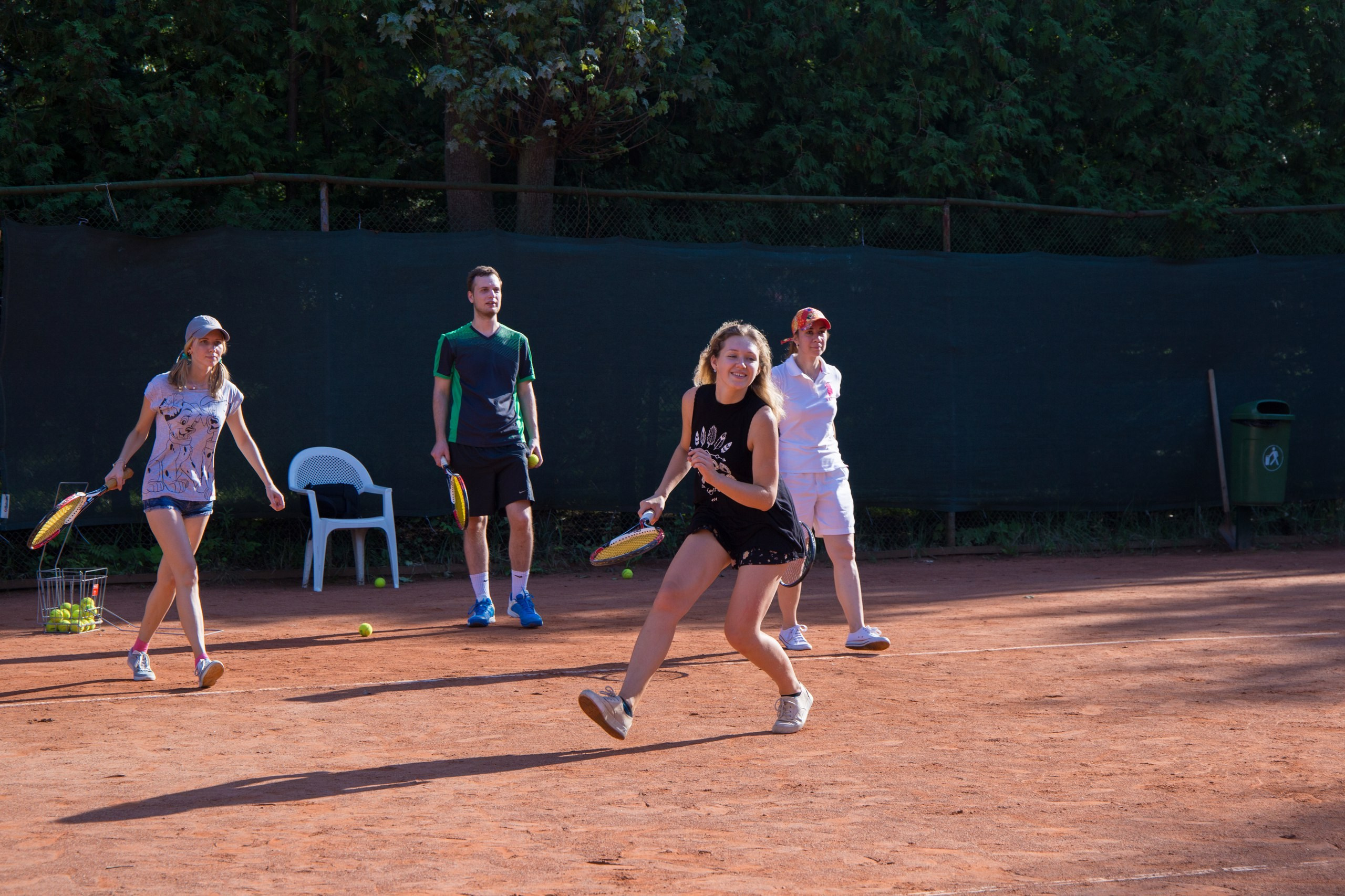 Мастер-класс по теннису | 21.08.2016. Галерея Фантим