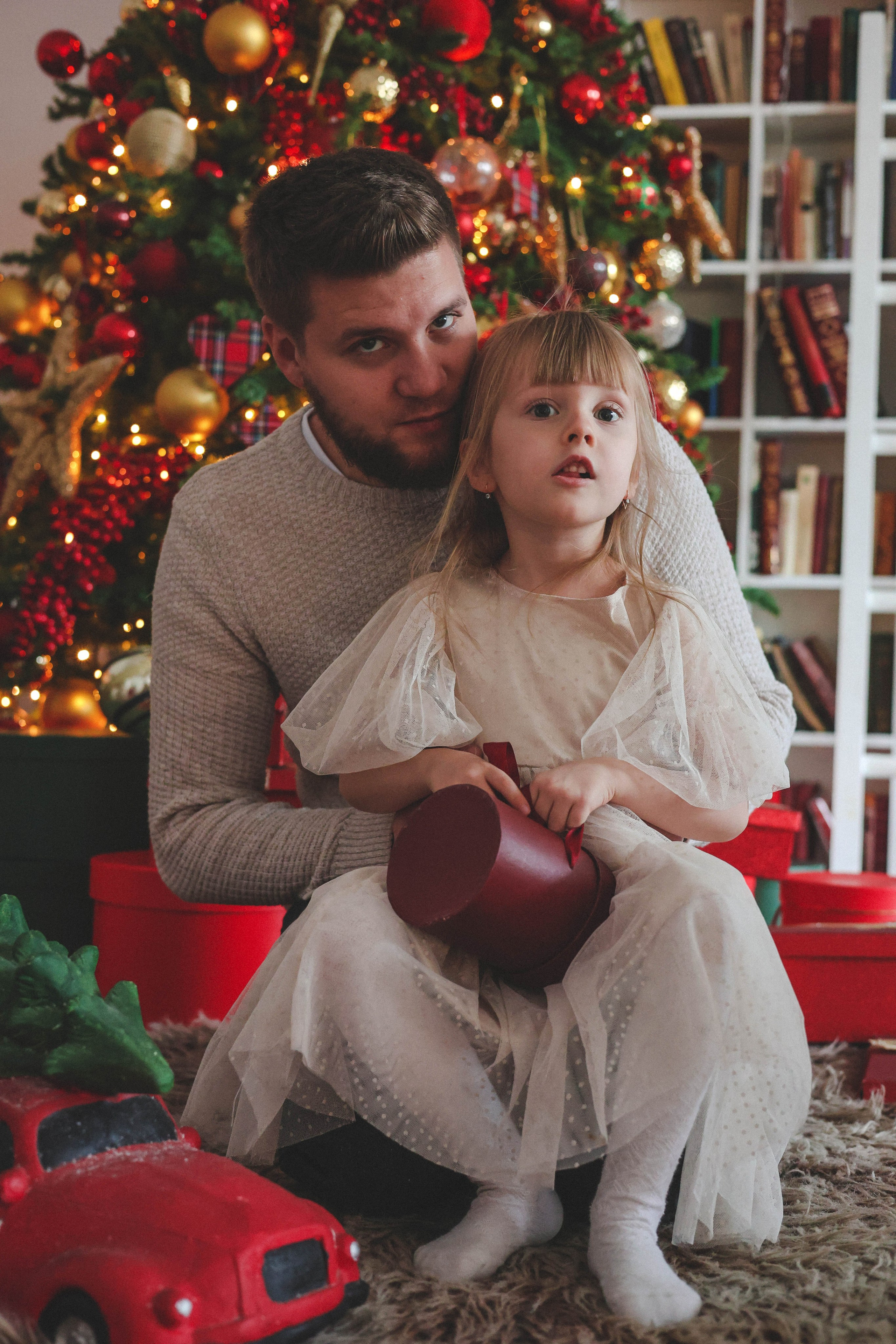 Новогодняя история «Кира и ее семья». Фотограф в Москве Анастасия Калинина