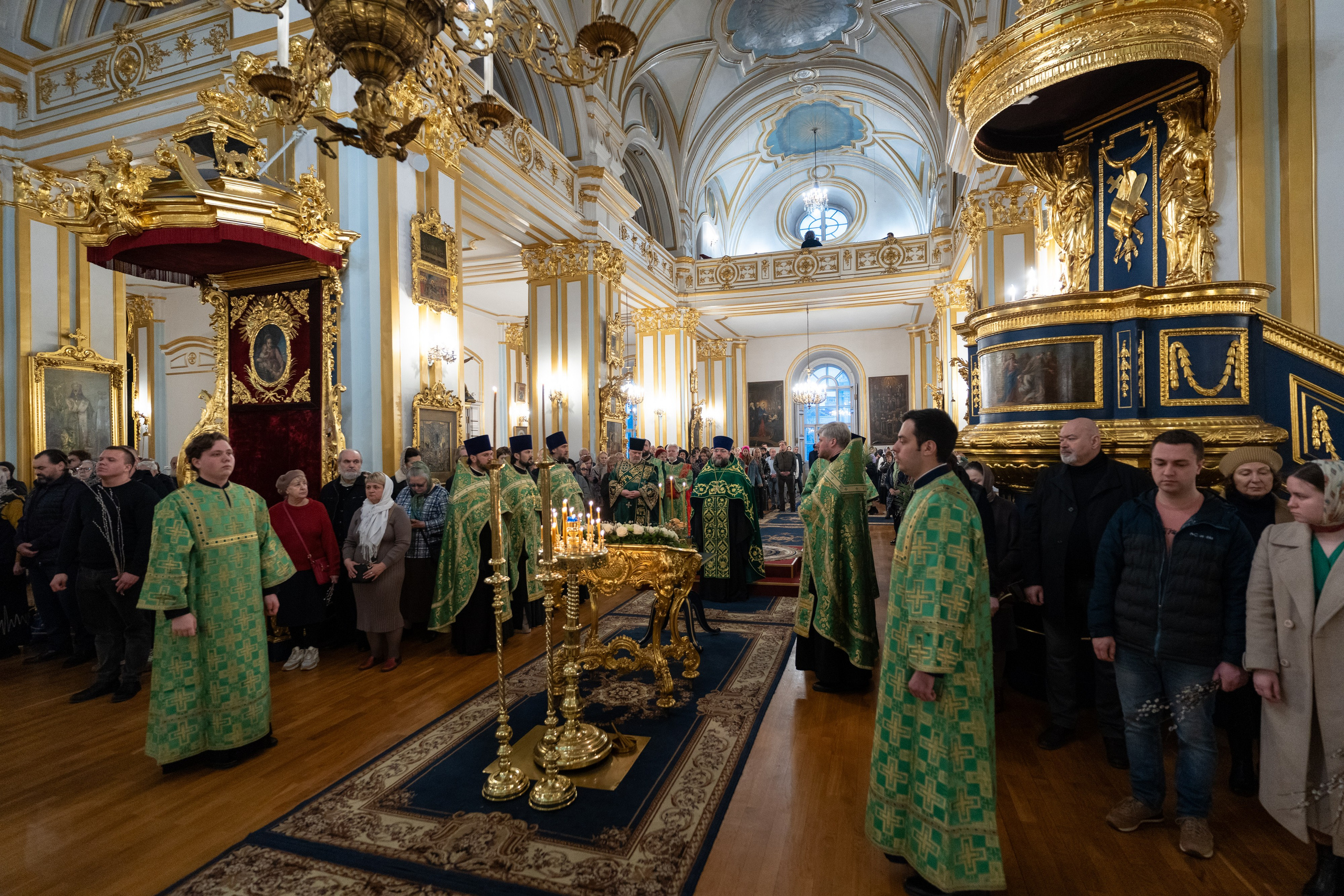 Суббота 6-й седмицы, ваий. Лазарева суббота. Воскрешение прав. Лазаря. НИКОЛО-БОГОЯВЛЕНСКИЙ МОРСКОЙ СОБОР