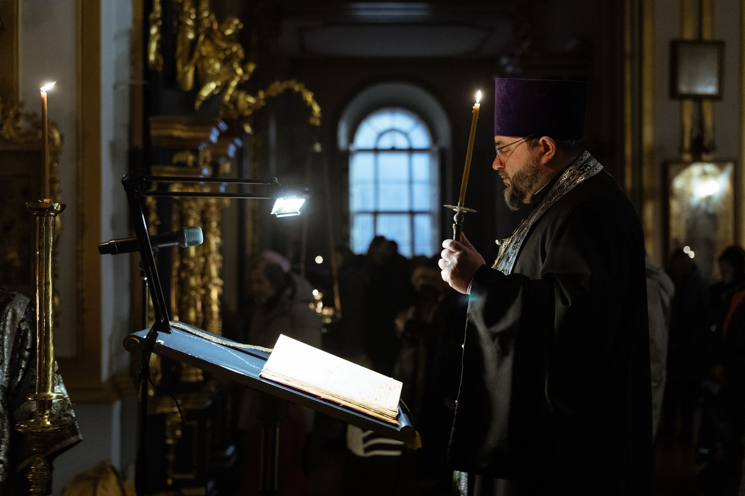 Великое повечерие с чтением Великого покаянного канона преп. Андрея Критского. НИКОЛО-БОГОЯВЛЕНСКИЙ МОРСКОЙ СОБОР