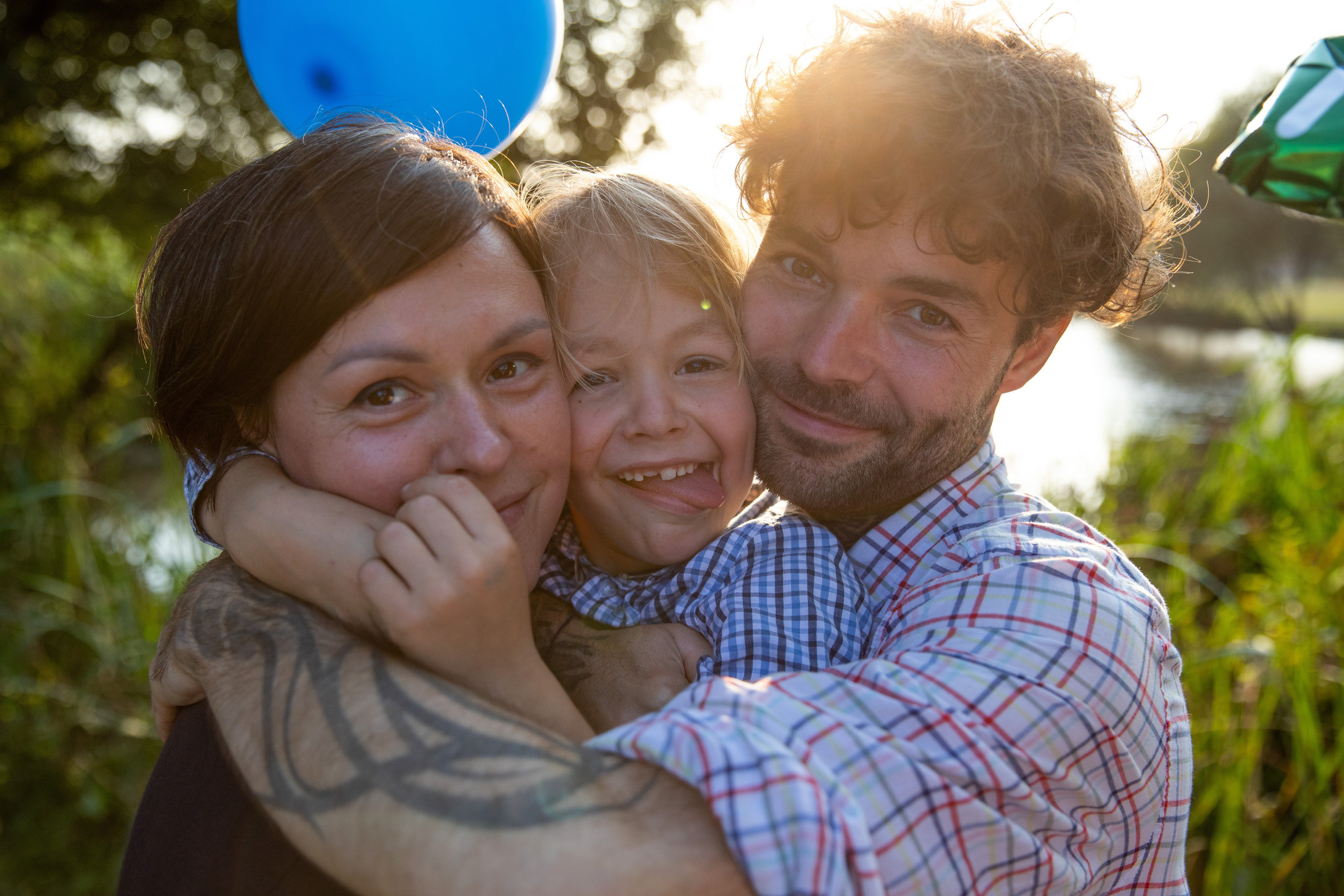 Children's birthday party in the park