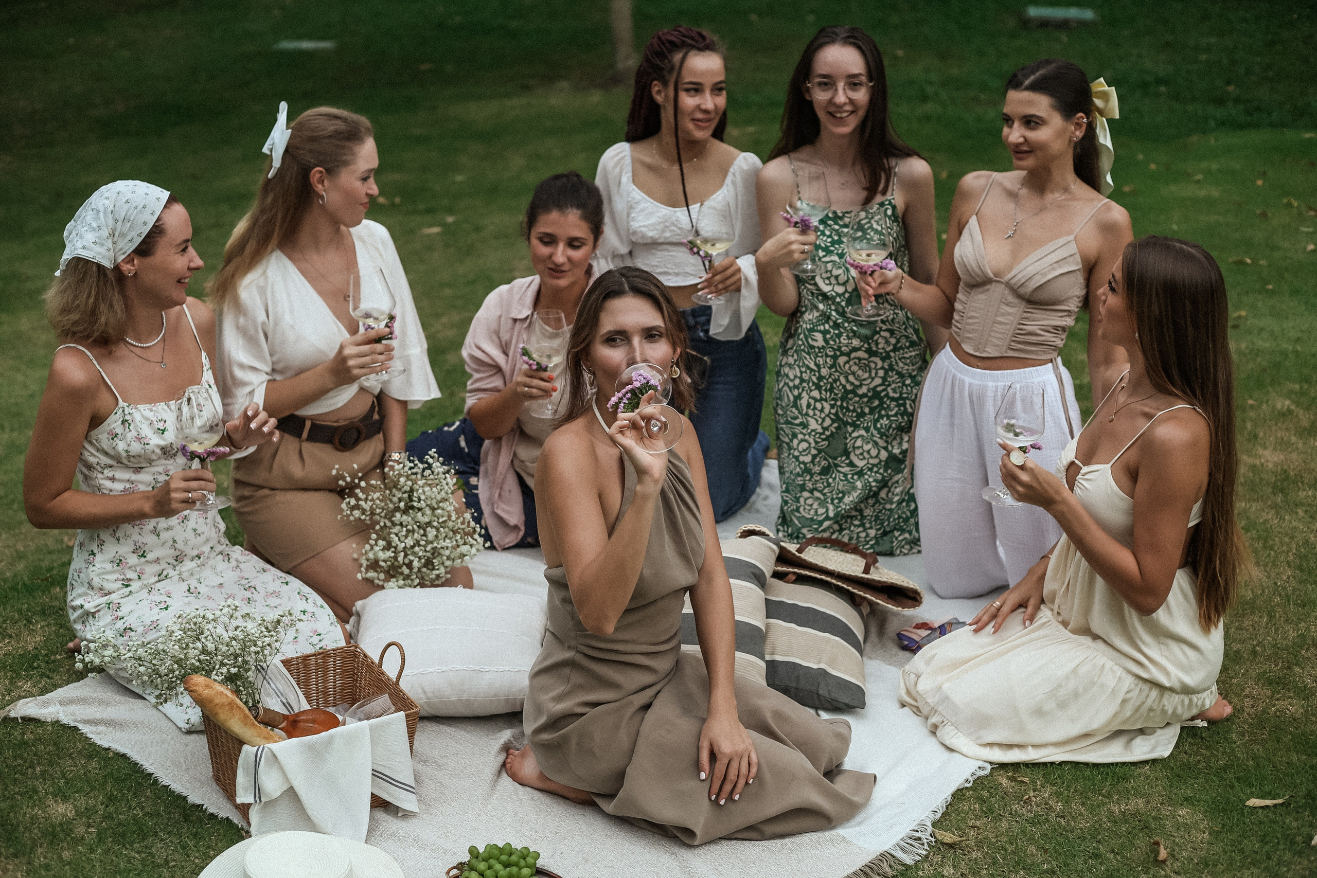 Винный Девичник в стиле Прованс. Фотограф и видеограф Анна Домашенко
